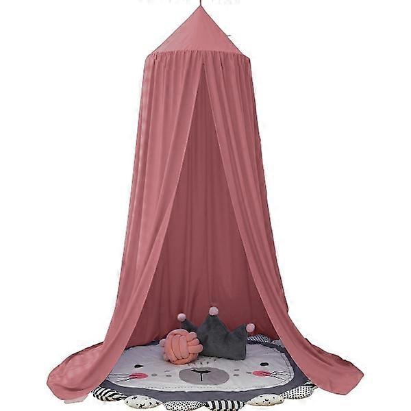 Dossel de Cama para Meninas, Dossel Princesa Rosa Suave para Cama de Meninas, Decoração Sonhadora com Dosséis de Cama com Babados para Crianças