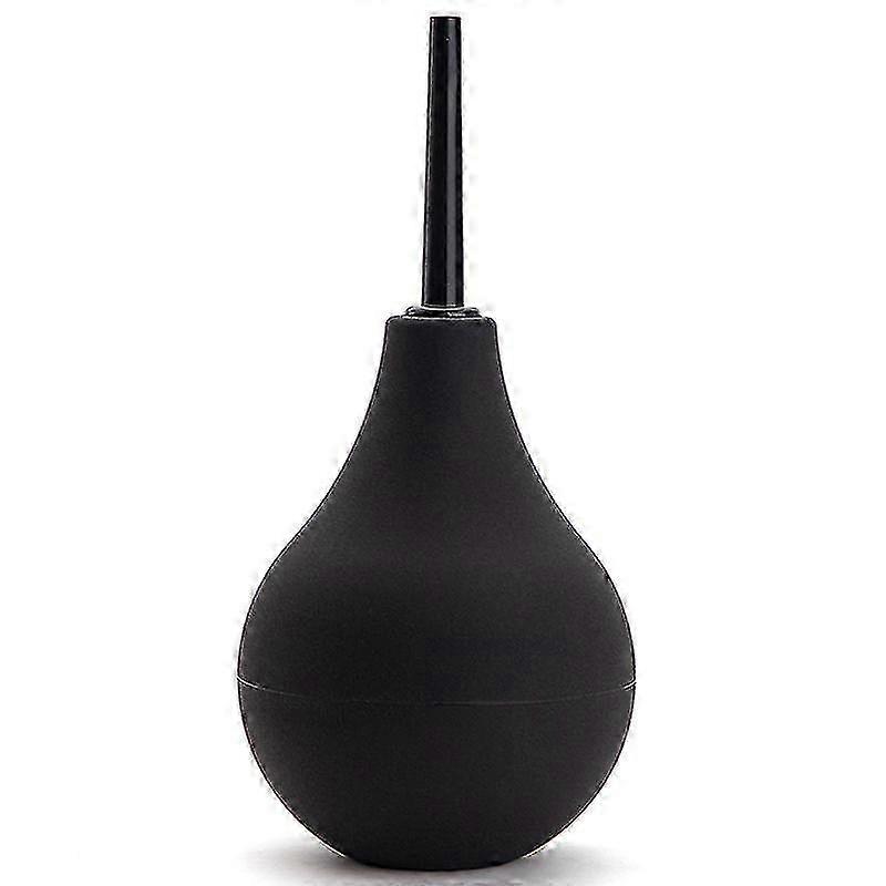 silicone gel pear shaped enema rectal cleaning system