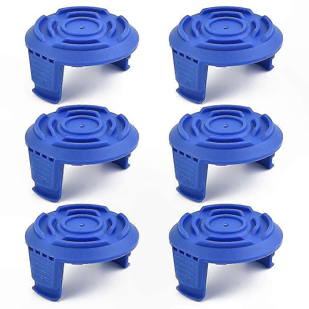 Garden Mower Accessories 6 Spool and Cap Replacement for Various Models TLW-01-1