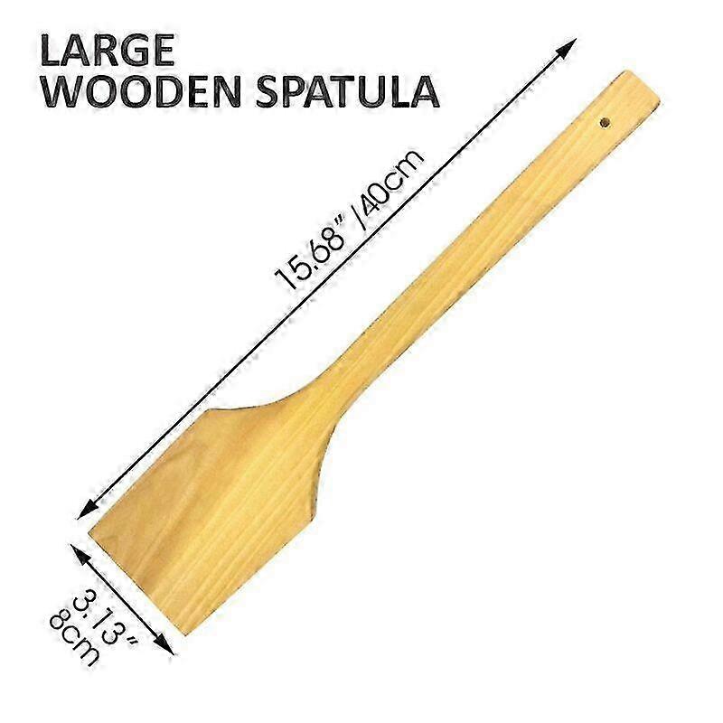 Wooden Spatula Extra Long 16inch Paddle Large Spatula for Brewing C...