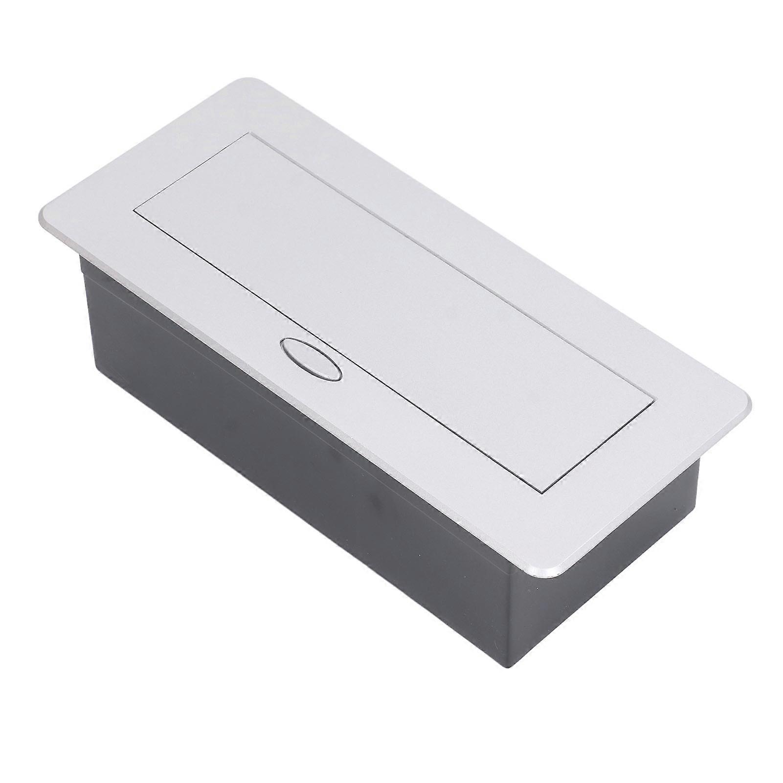 Power Socket Box 4 Swiss Sockets 16A Dual USB AC250V Embedded