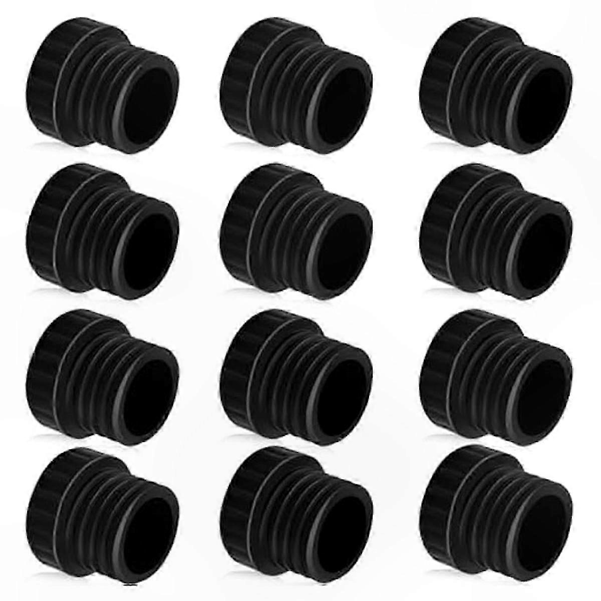 12-Pack Light Bulb Socket Covers, Safety Caps for Light Sockets