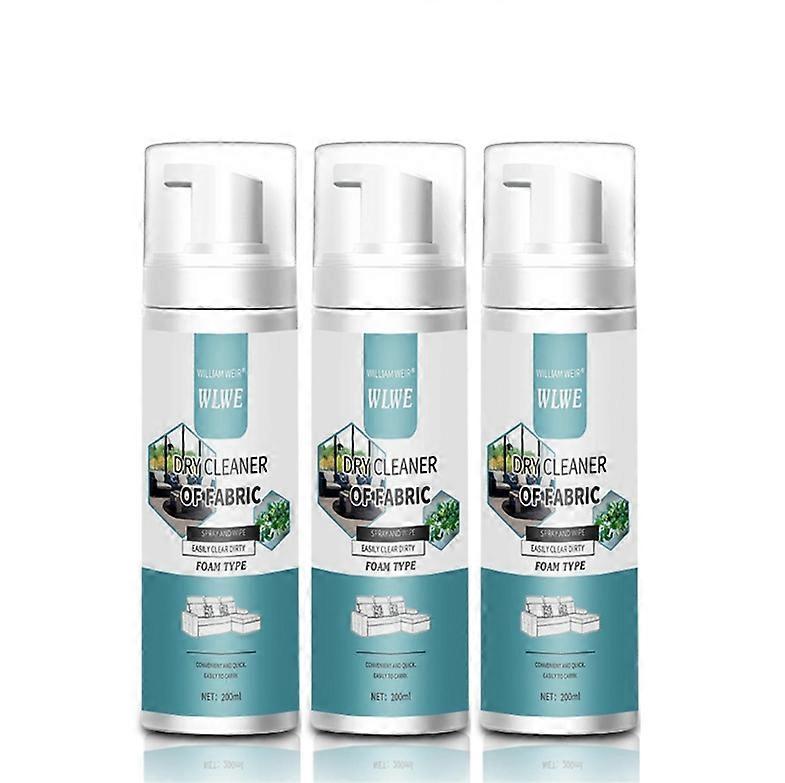 1-3x Mattress Stain Remover No-Wash Cleaner High Cleaning Performance Foam Detergent for Gentle Stain Removal on Woolen Fabrics