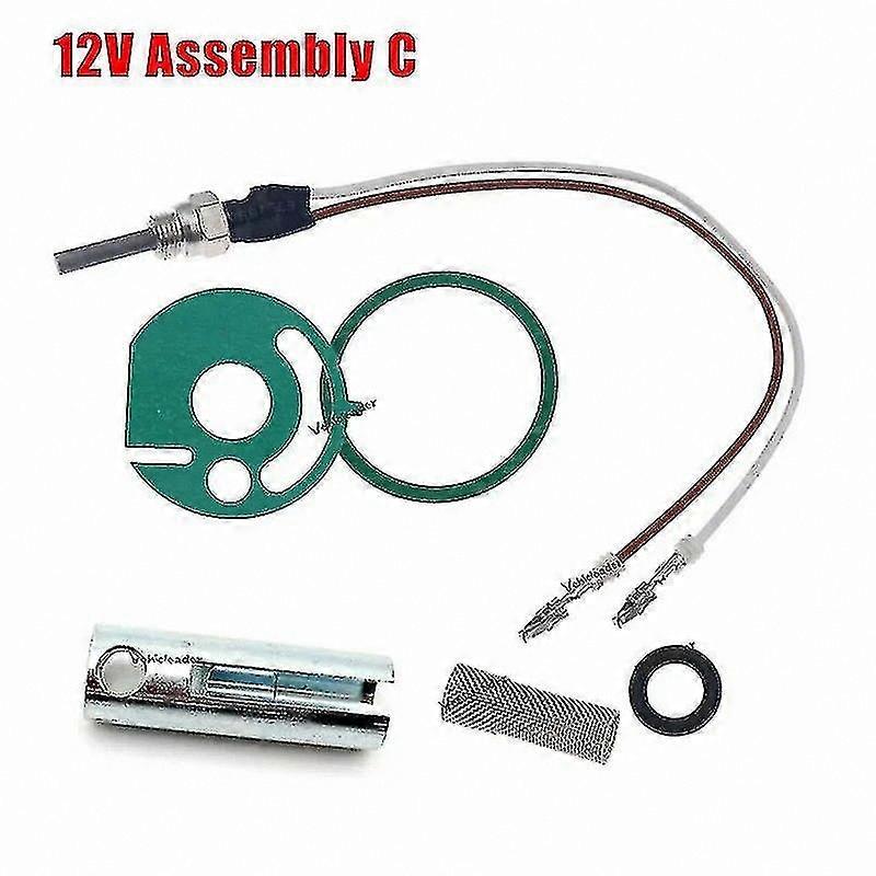 Hydronic Heater Ceramic Pin Set with Gaskets, Strainer, and Wrench for 12V/24V Systems