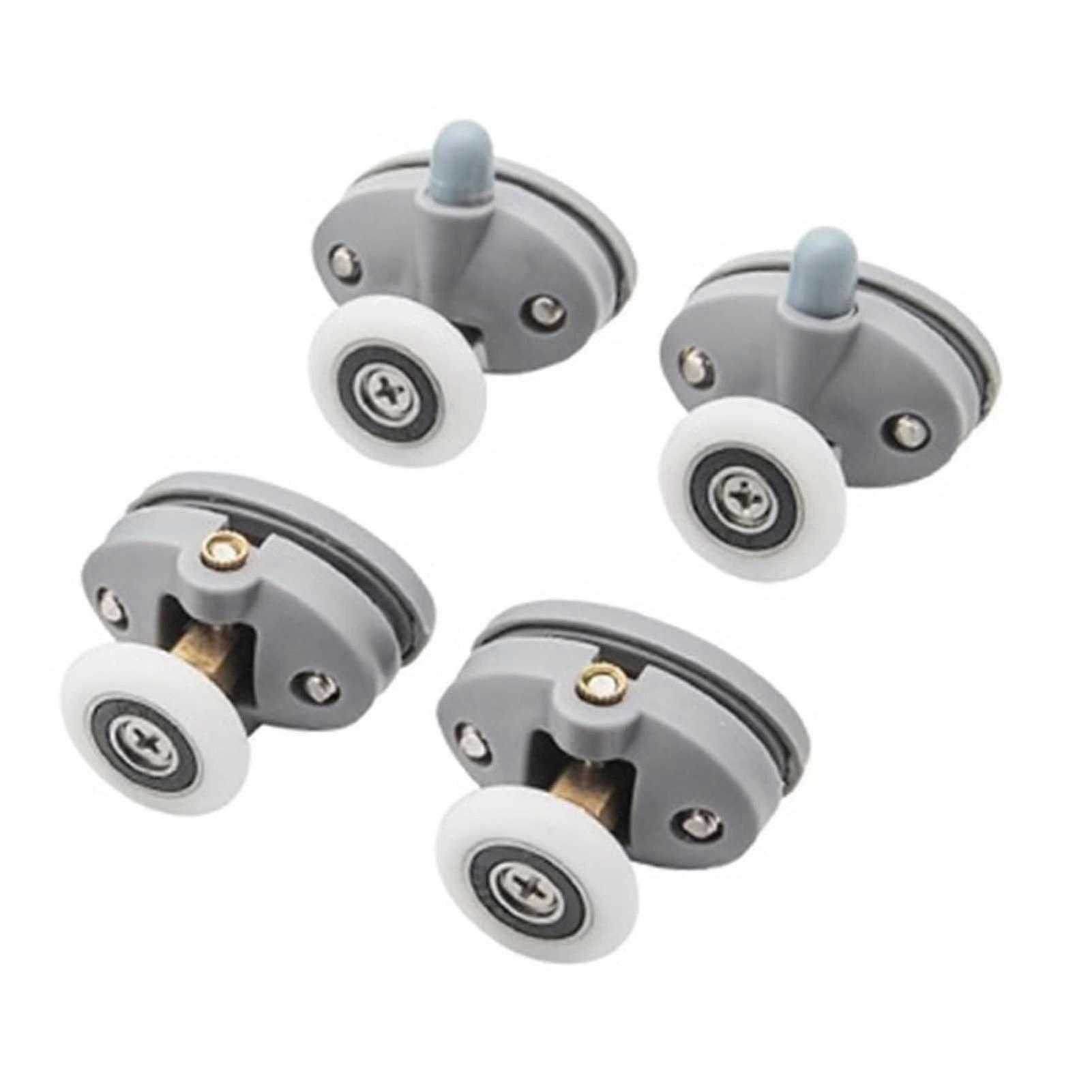Sliding Door Rollers for Shower Cabin, Abs Plastic Pulleys, Suitable for Bathroom Caster Use