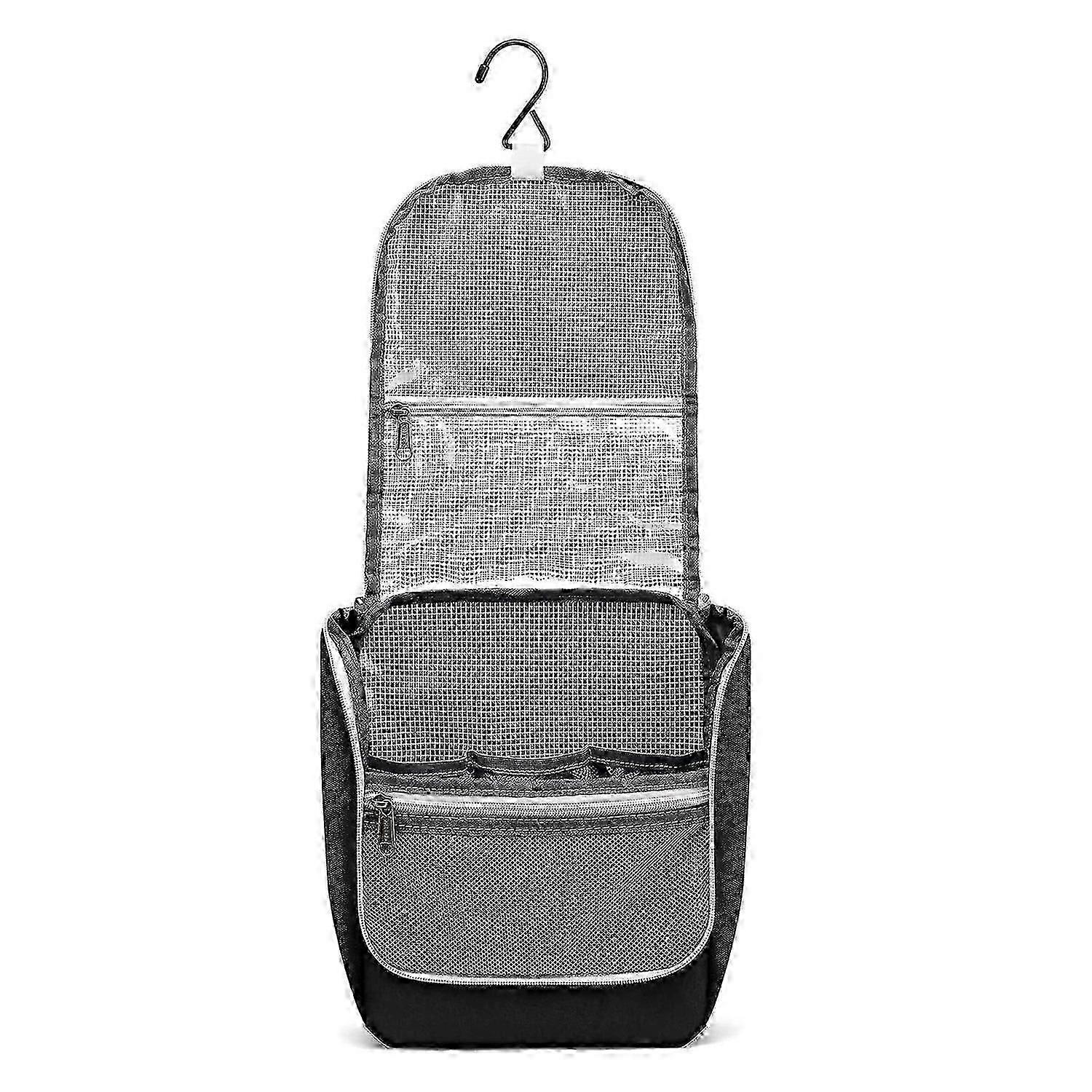 Travel Toiletry Bag With Hanging Hook Portable Handle