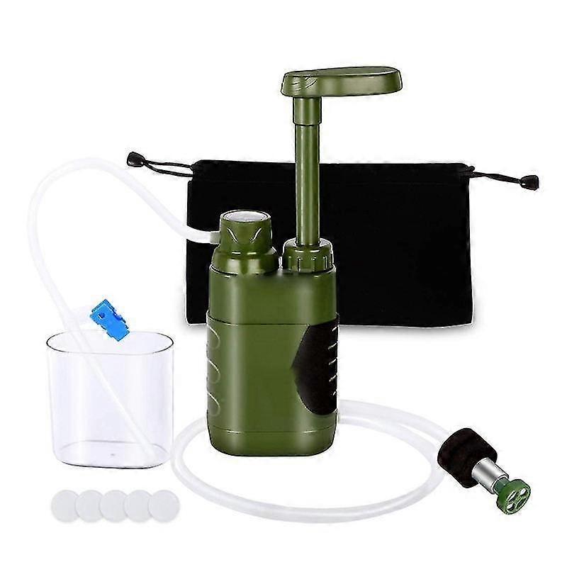 Portable water filter for backpack and camping