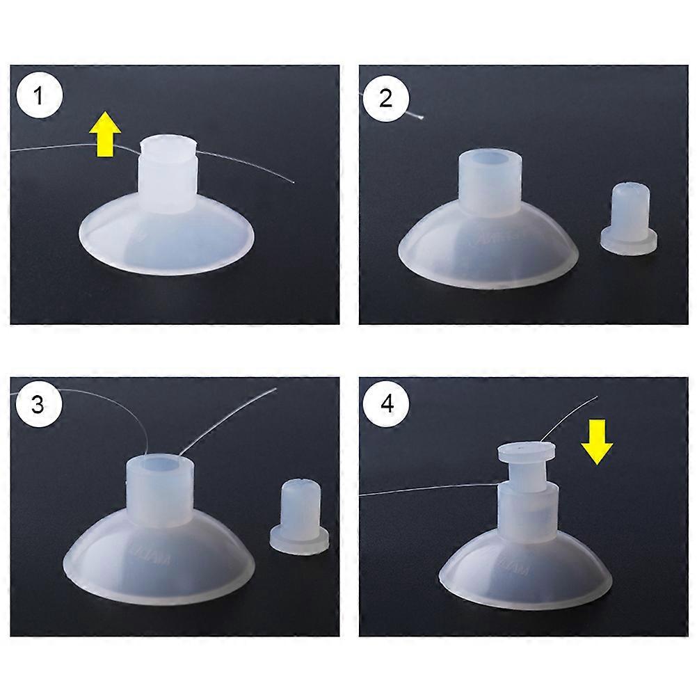 Jellyfish Fish Tank Decor Glowing Artificial Jellyfish for Aquarium Actinic Lighting Compatible 8x8cm 20cm Long 6Pcs