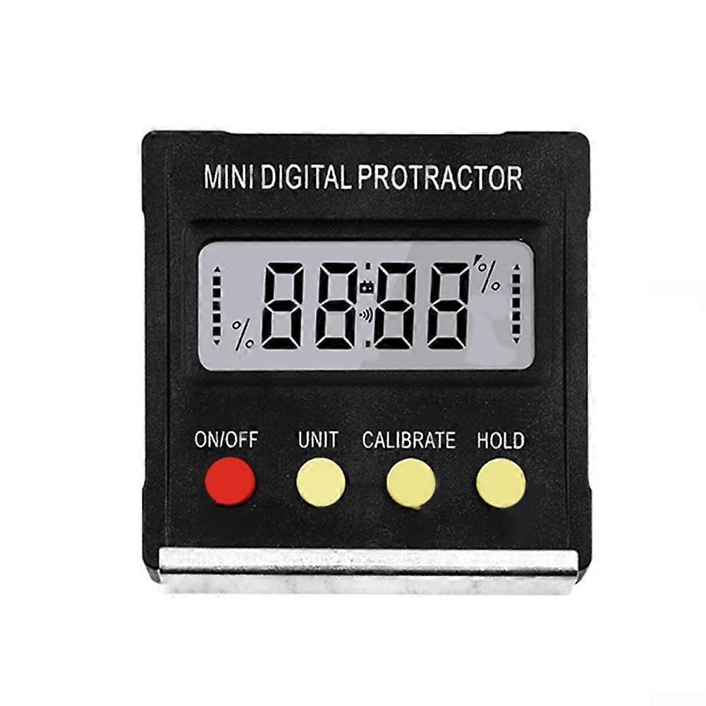 Mini Electronic Digital Inclinometer Compact Level Tool for Accurate Slope Measurements with Magnetic Base and Flat Design