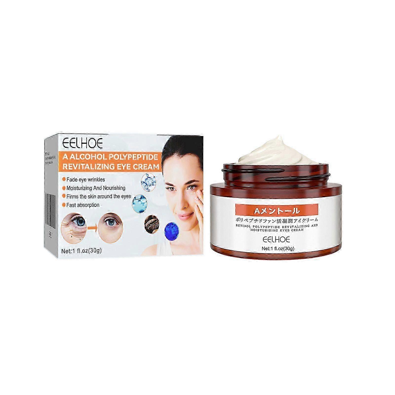 Revitalizing A Alcohol Eye Cream for Dark Circles, Fine Lines & Puffiness  Firming, Anti-Aging, Hydrating Eye Treatment with Caffeine, Carnosine & Blu