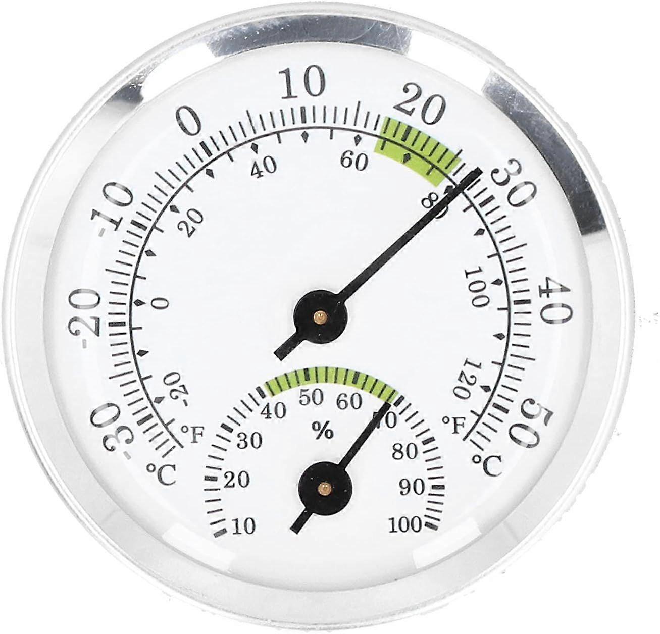 Mini Indoor Hygrometer Thermometer, Dial Type Thermometer Hygrometer Mini