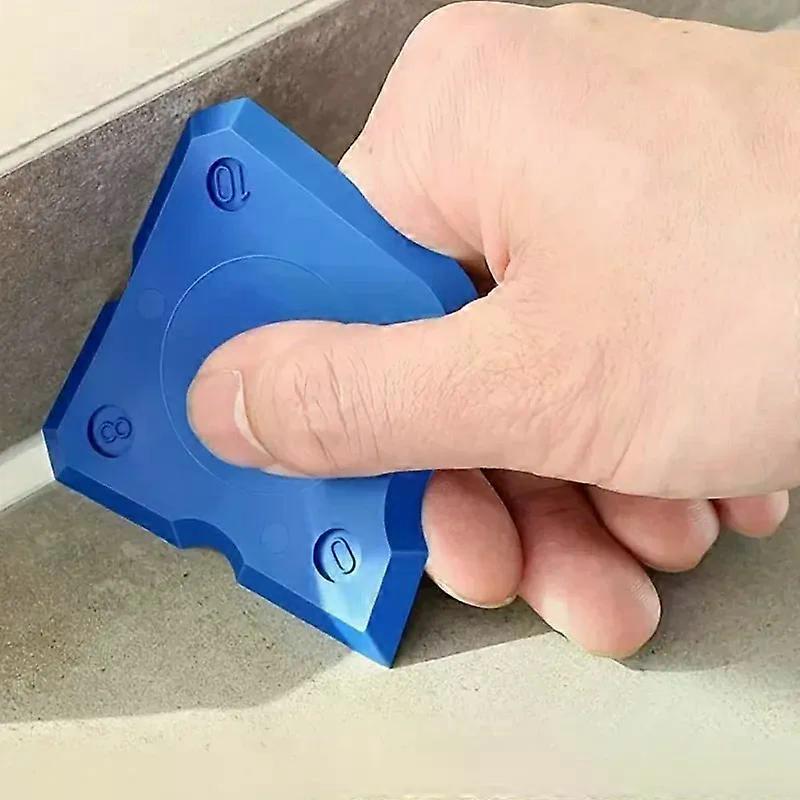4-Piece Silicone Caulking Tool Set - Versatile Easy Clean-up & Professional Sealant Spreading
