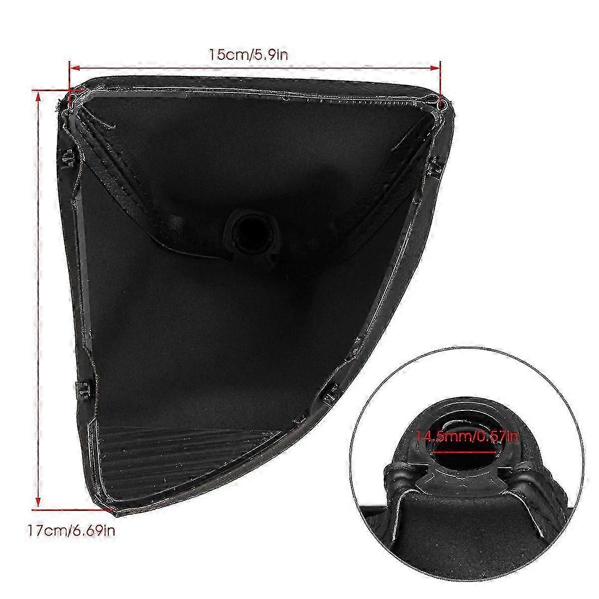 6 Speed Manual Gear Shift Knob Shifter Lever Boot Cover For- 1 Series E81 E87 E87lci E88 E82 (haoyi