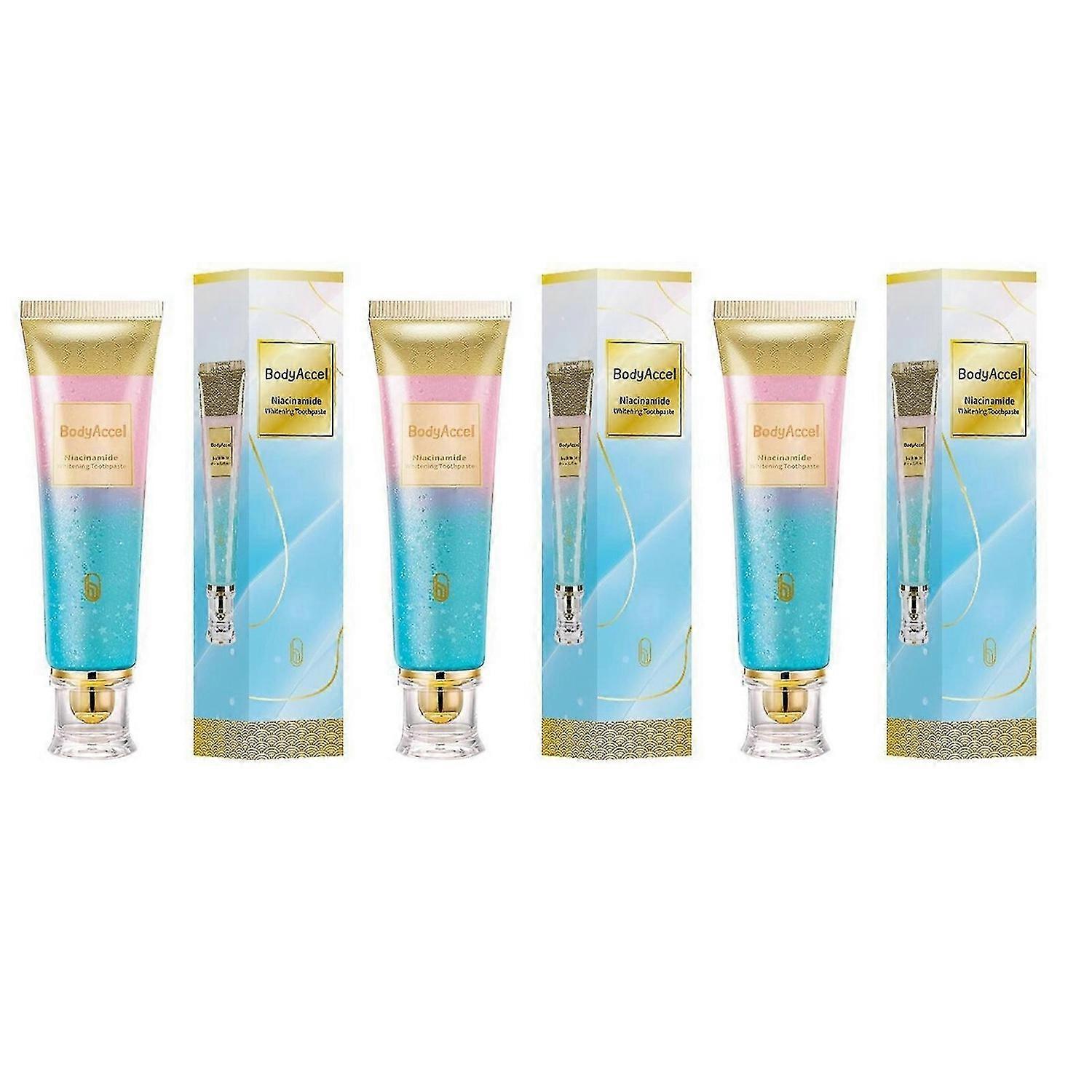 1-3X BodyAccel Niacinamide Whitening Toothpaste BodyAccel Toothpaste Niacinamide NEW