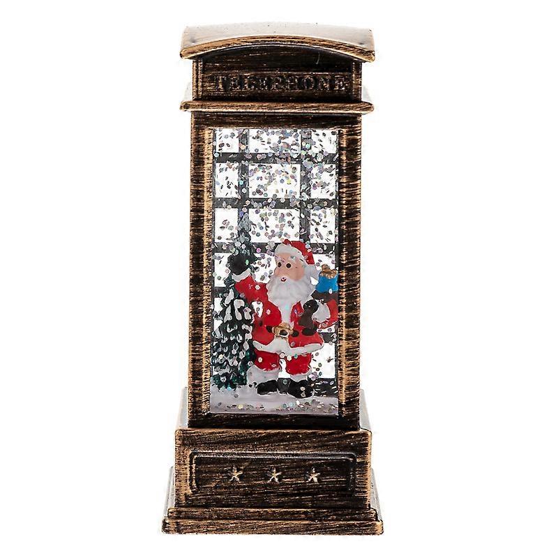 Christmas decorations crystal ball crystal lamp snow telephone booth snowflake lamp creative