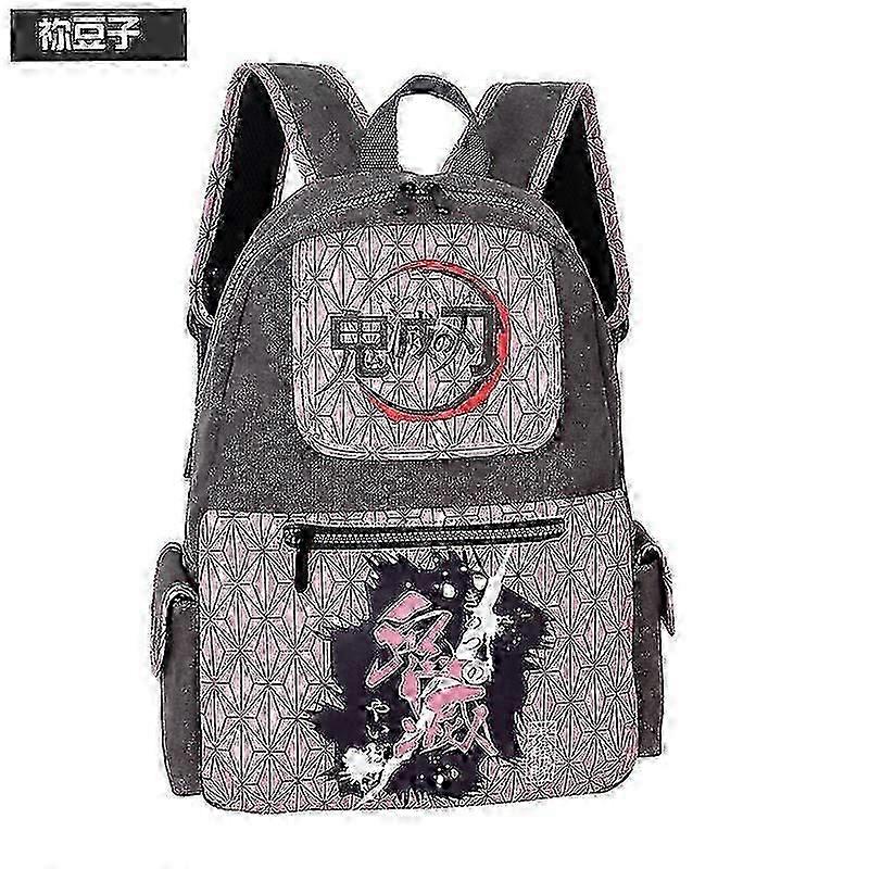 Demon Slayer Backpack Canvas Backpack Student School Bag Computer Backpack P20250110519