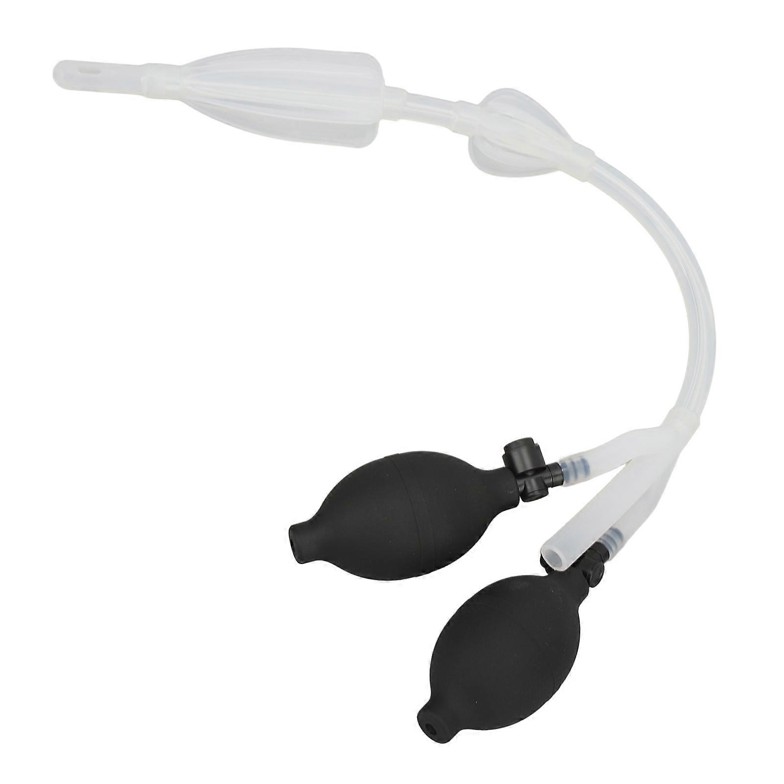Silicone Enema Douche Bulb 197g Dual Side Openings Inflatable