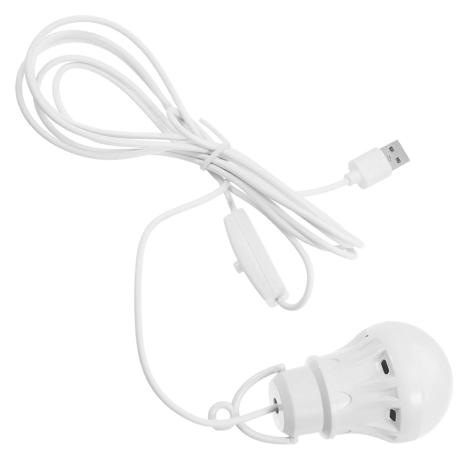 Portable USB Light Bulbs LED Emergency Lighting for Outdoor 5Pcs