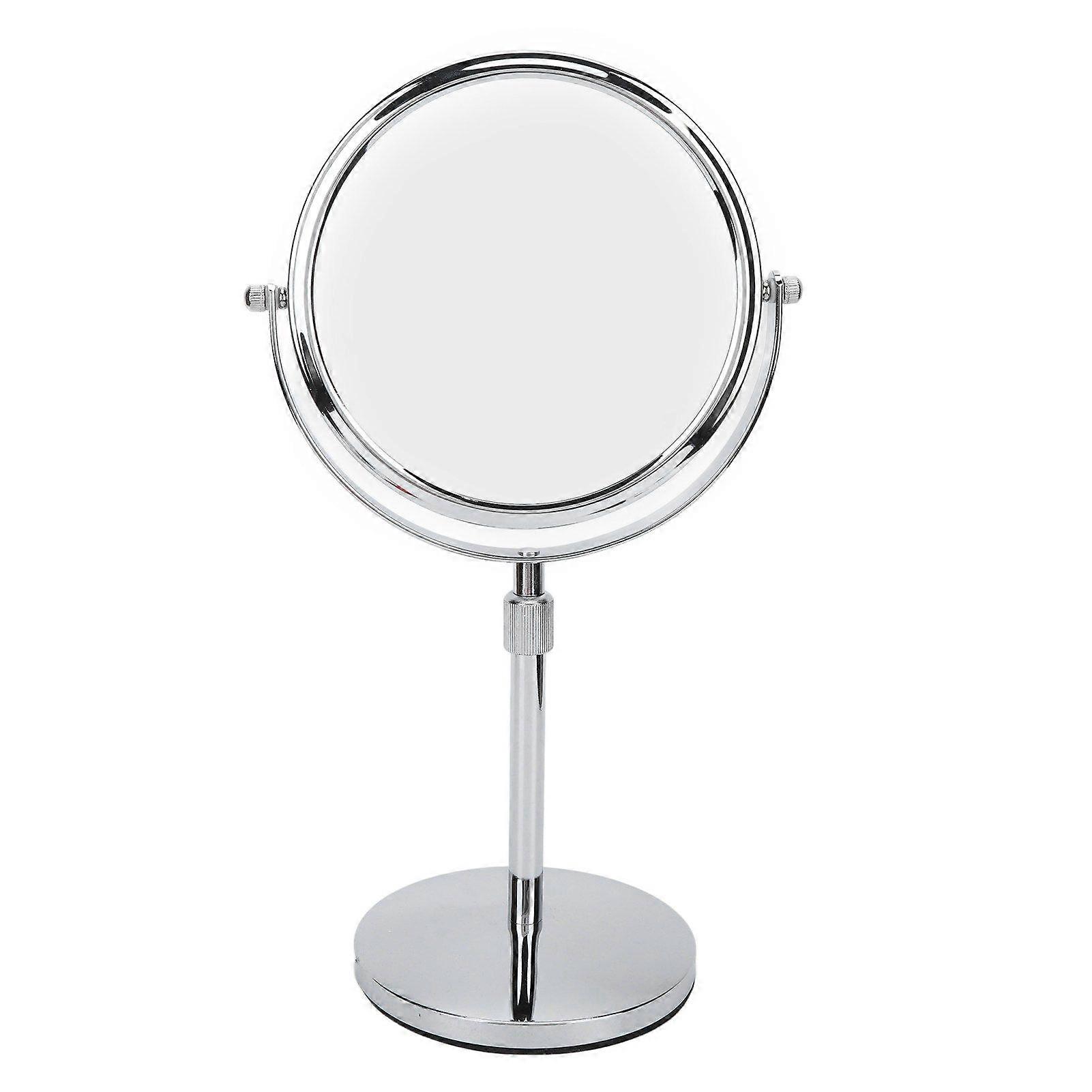 Tabletop Makeup Mirror Home 7 Inch Height Adjustable Double Sided 3X Magnification Vanity Mirror