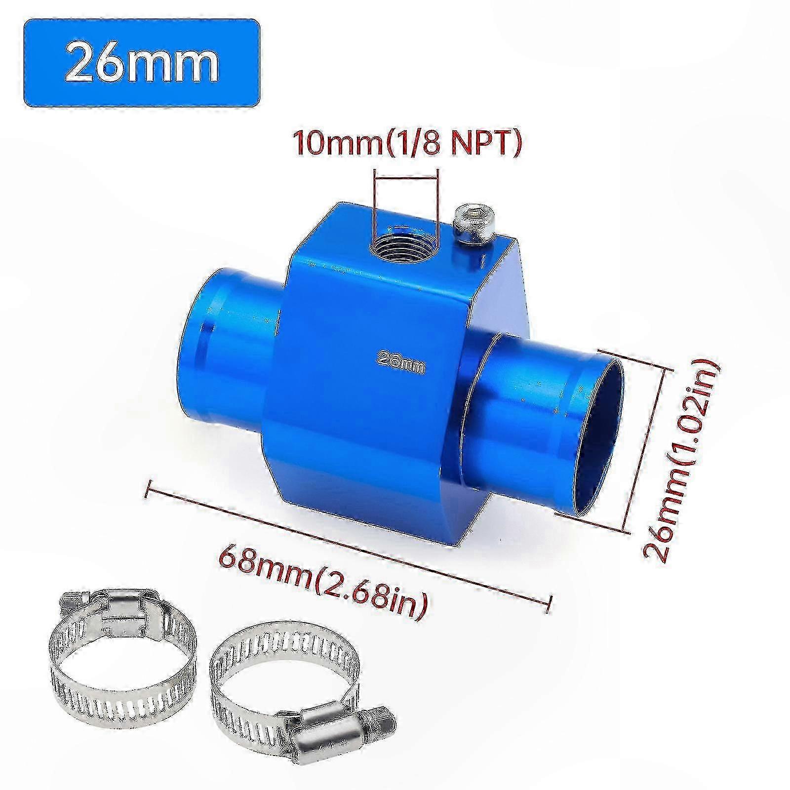 Radiator Hose Temperature Sensor Adapter, 26mm-40mm Size Range