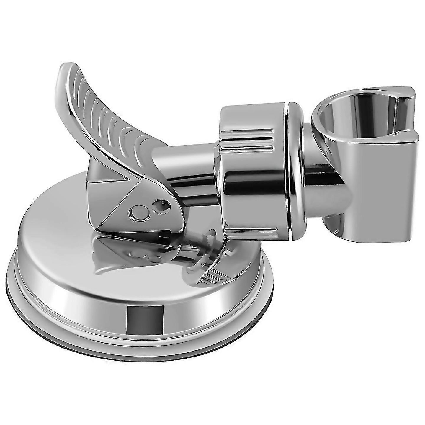 For Adjustable Shower Head Holder Bathroom Chrome Wall Mount Strong Suction Handheld Shower Bracket