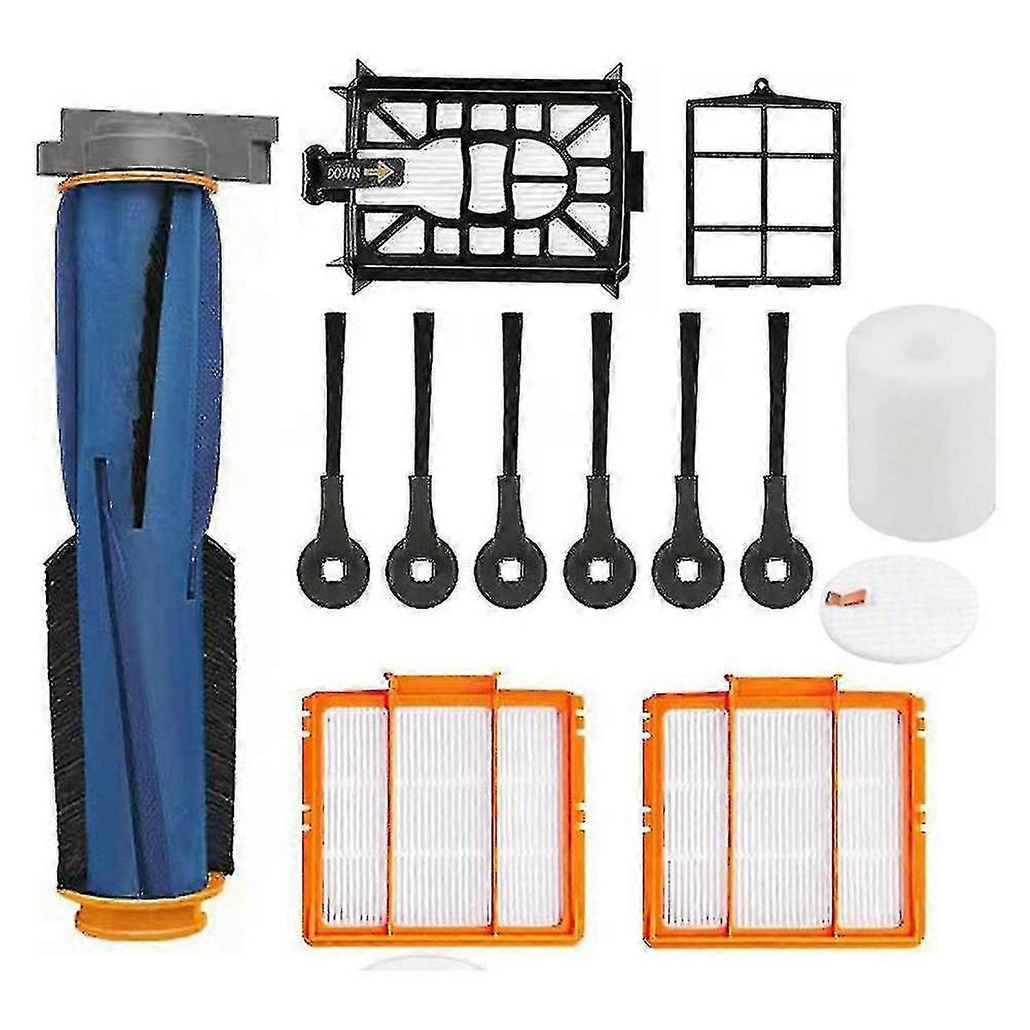 Main Brush Side Brushes Hepa Filter compatible with Av2501ae Av2502ae Robot Vacuum Cleaner Accessories-1