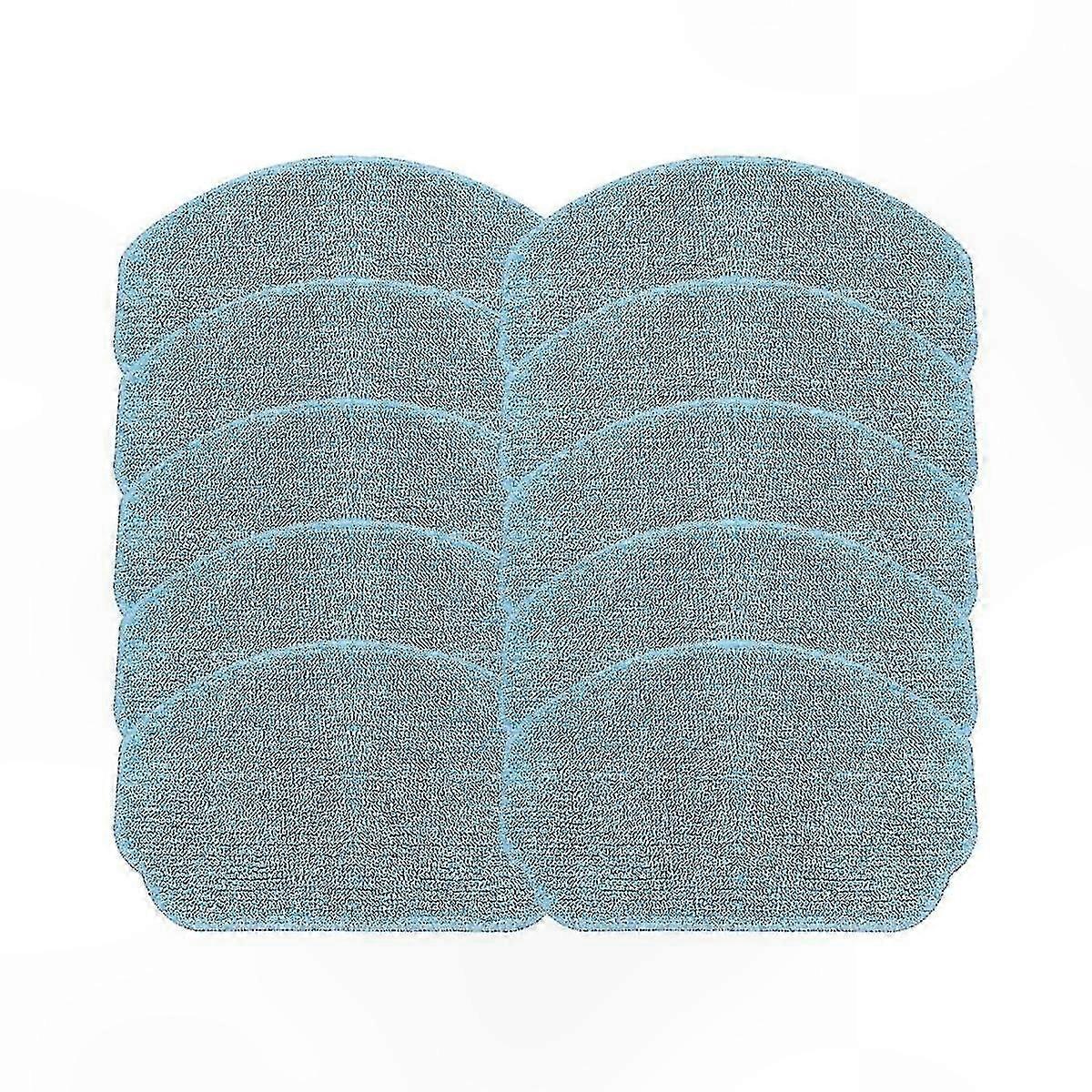 Microfiber Mop Pads Replacement, 10 Pack Washable Cleaning Cloths for Floor Mops