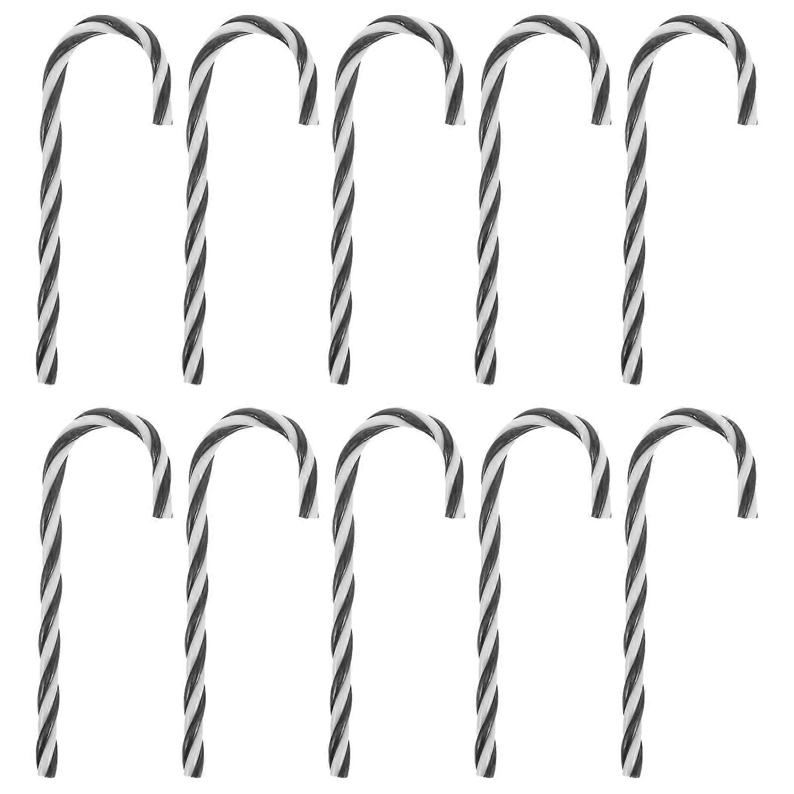 Assorted Color Candy Cane Christmas Plastic Windmill Ornaments 50Pcs