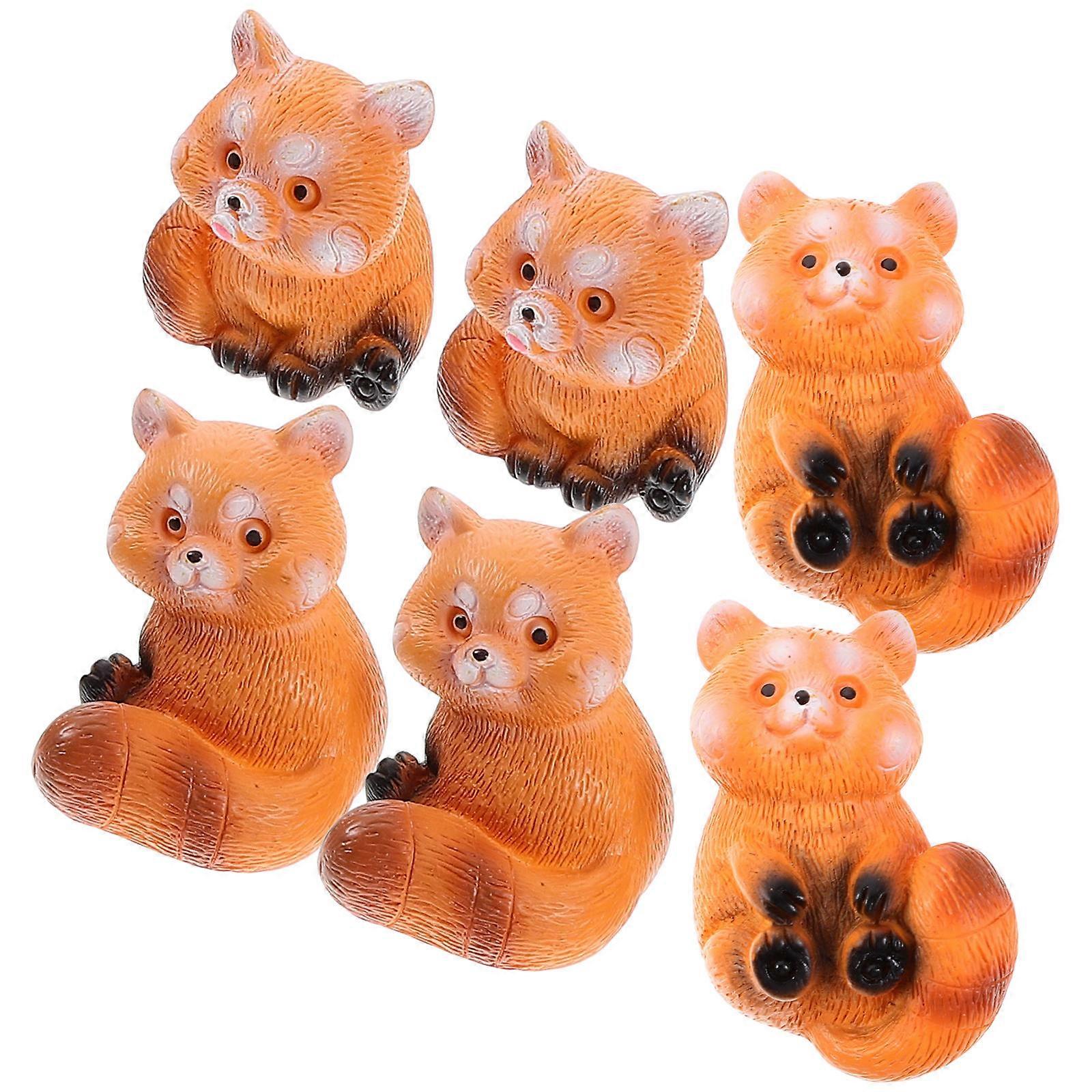 Panda Miniature Figurines Resin Craft for Decorative Use 30 Pieces