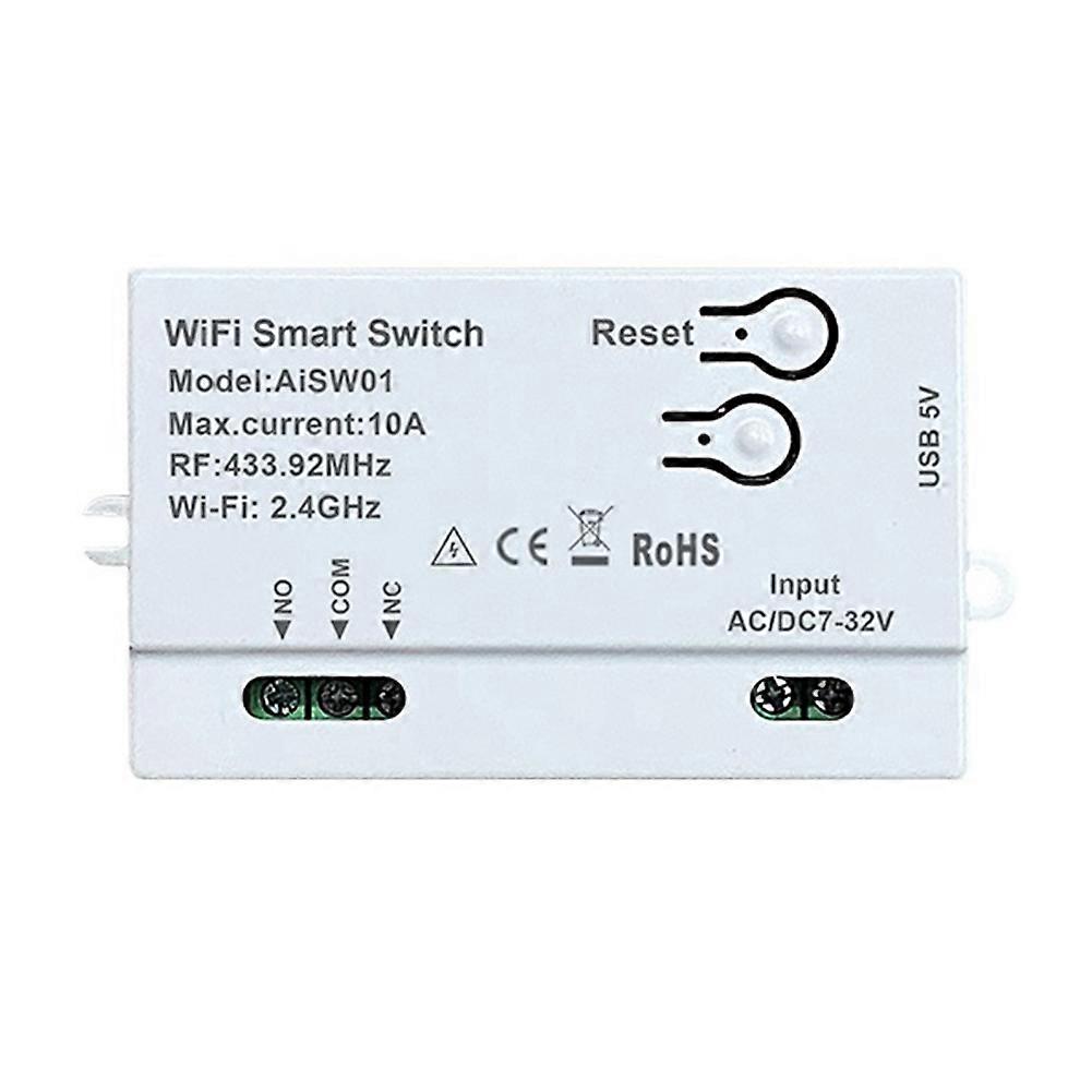 For Xiaomi Home APP WiFi Smart Switch DIY Timer 7-32V Smart Remote+Converter WIFI+RF433 Smartlife Home Automation Module