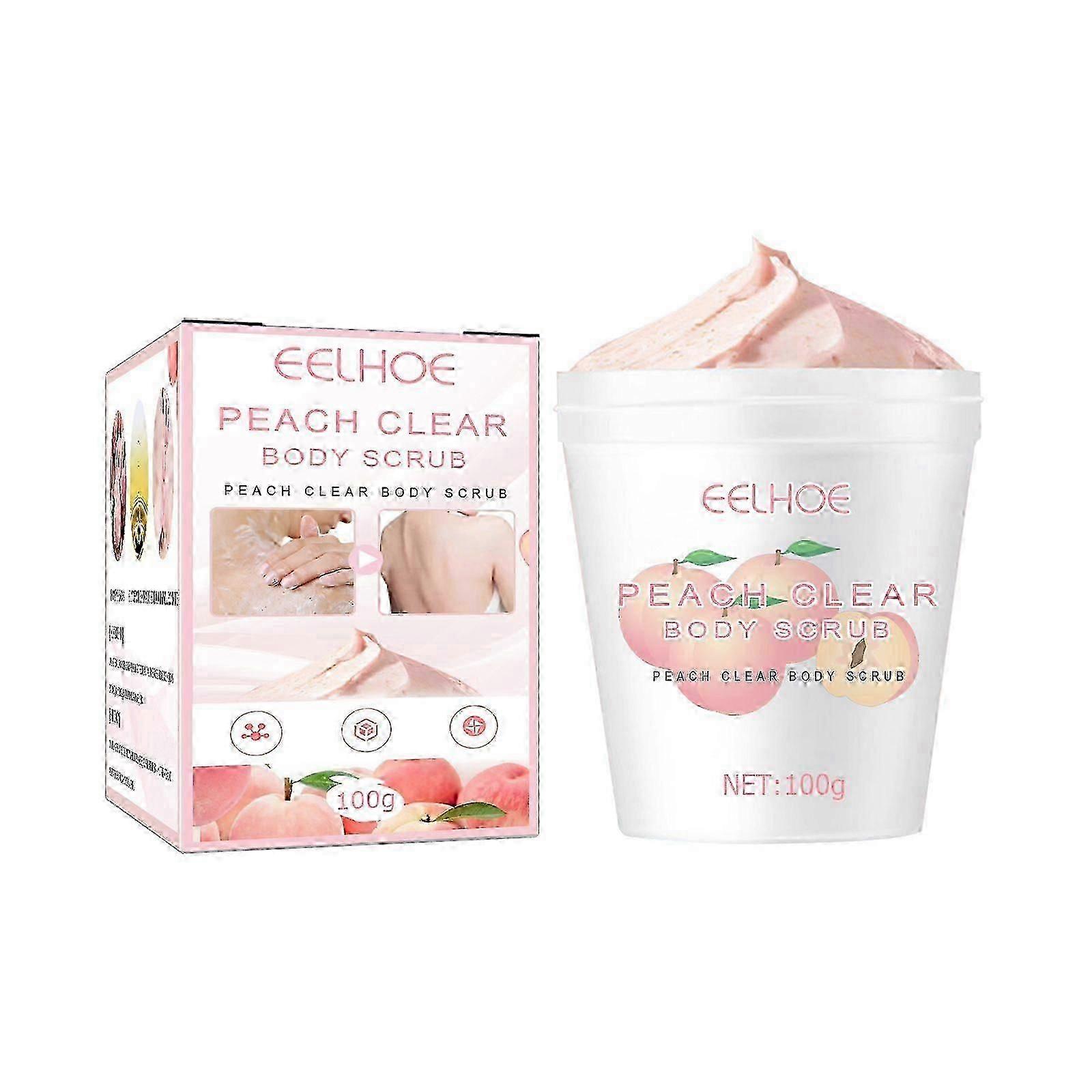 Peach Scrub - Hydrating Exfoliating Clay for Softening Chicken Skin - 100g