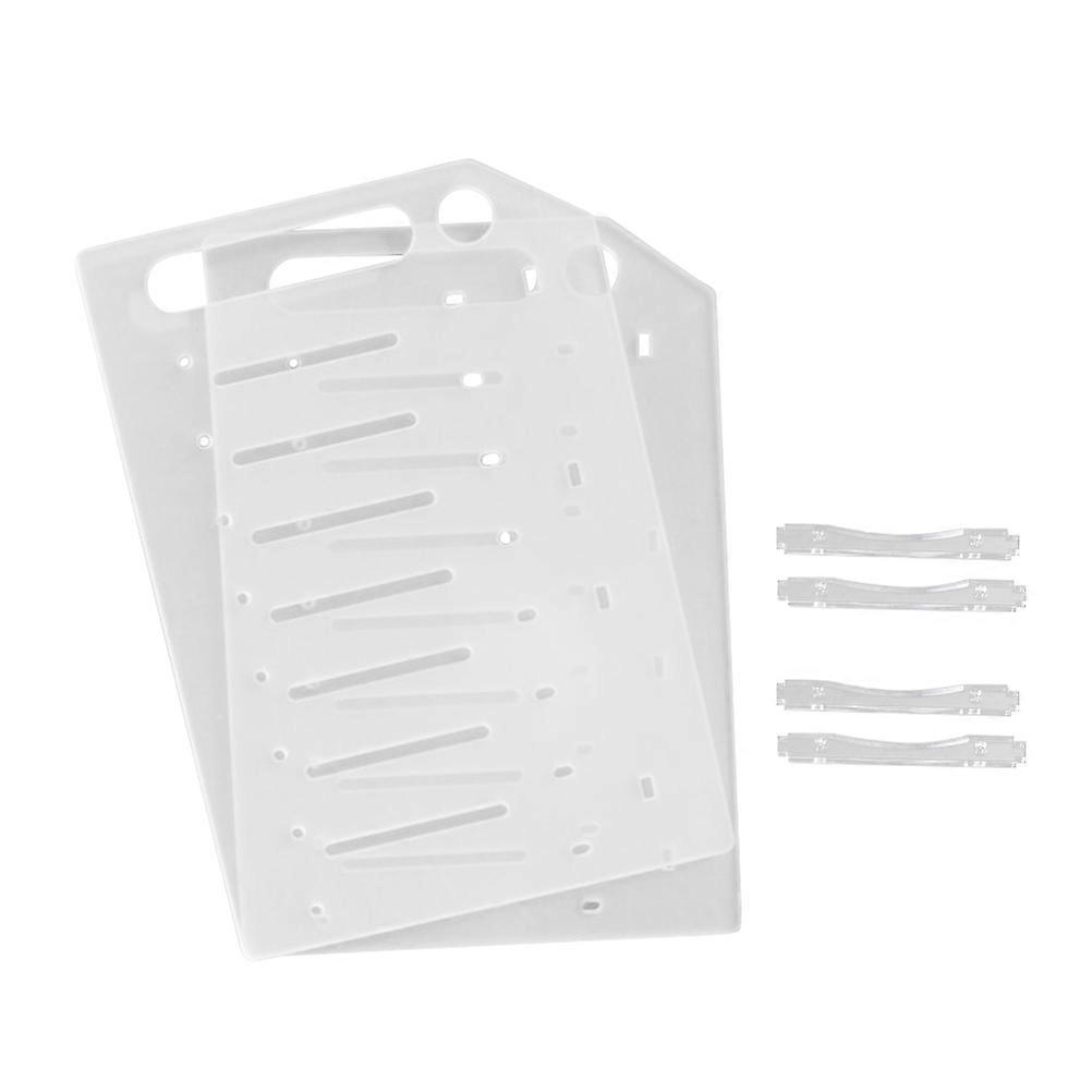 Transparent Multi-Layer Hard Disk Rack 3.5-Inch For Computer Case Installation Durable With Easy Setup 1 Set