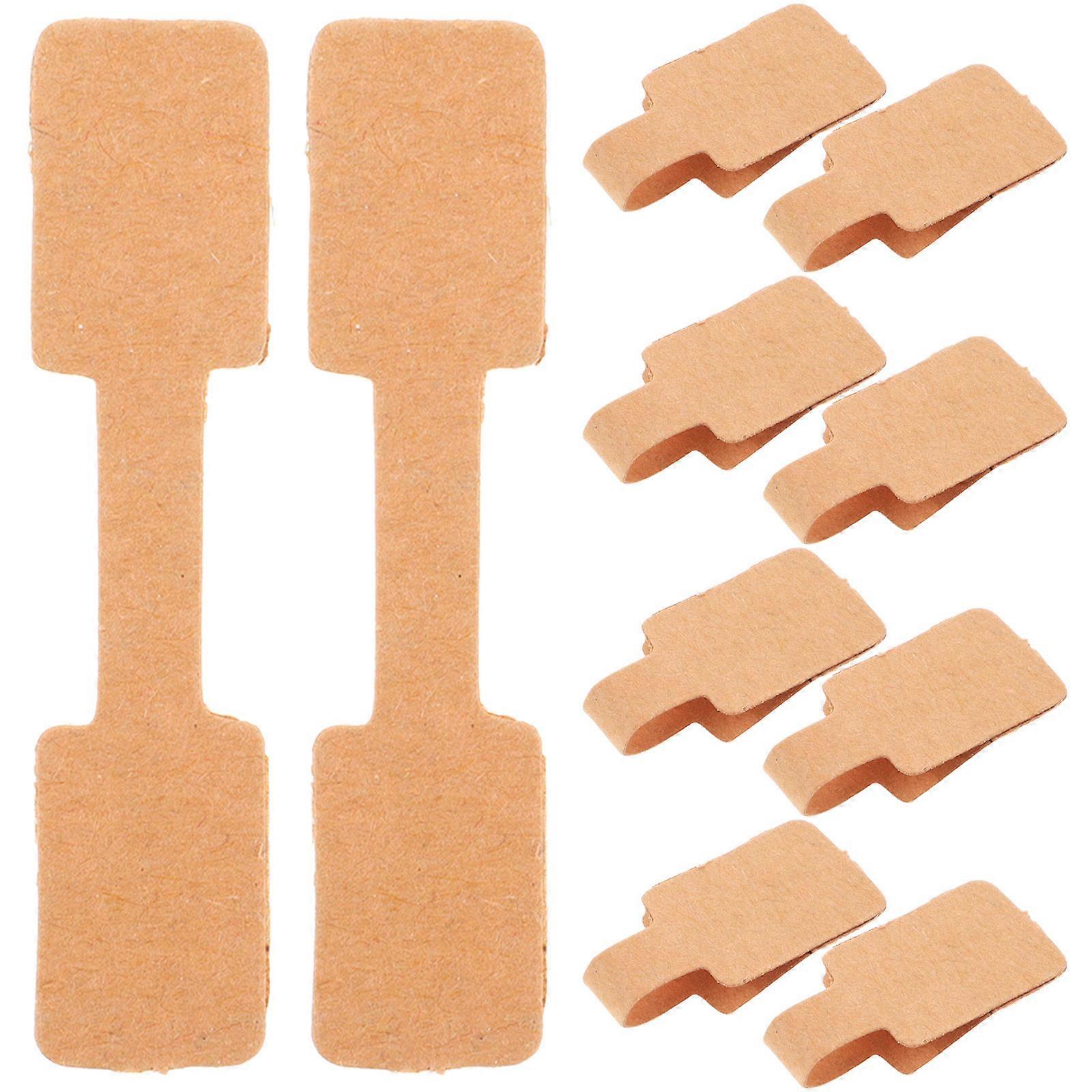 Jewelry Keyring Adhesive Label Stickers for Display 600Pcs Square Tags