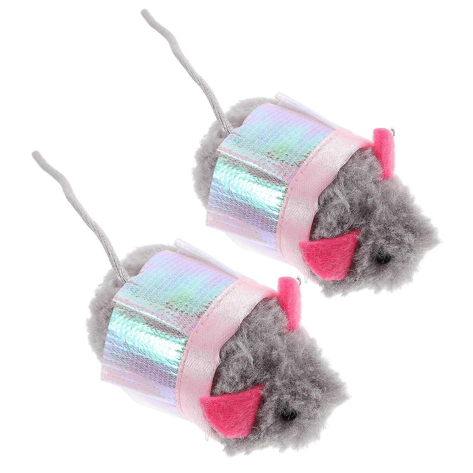 Mouse Toy For Indoor Cats 4Pcs Catnip Toys For Kittens Physical Exercise With Assorted Color