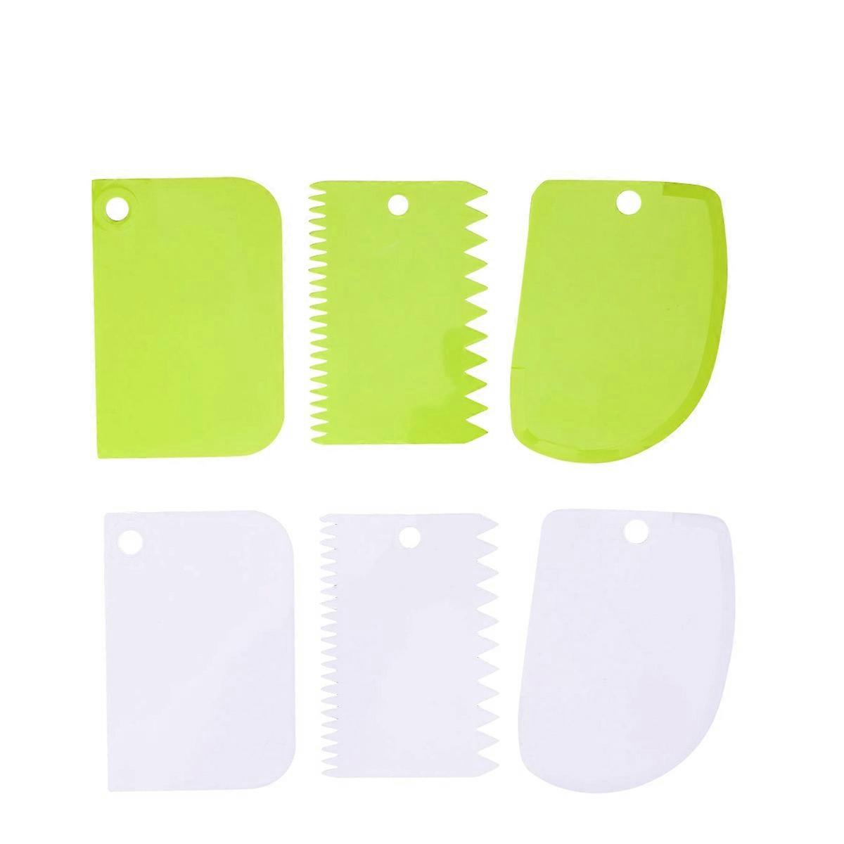 Kitchen Gadgets Dough Scrapers 6Pcs Bowl for Baking and Cooking