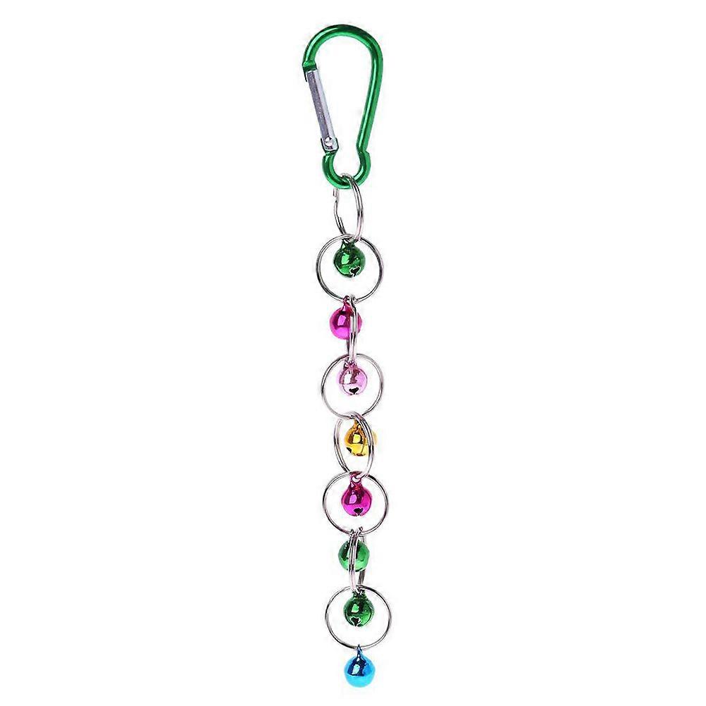 Parrot Toy Pendant With Small Bell For Pet Owners Suitable For Cage And Bird Exercise 3Pcs