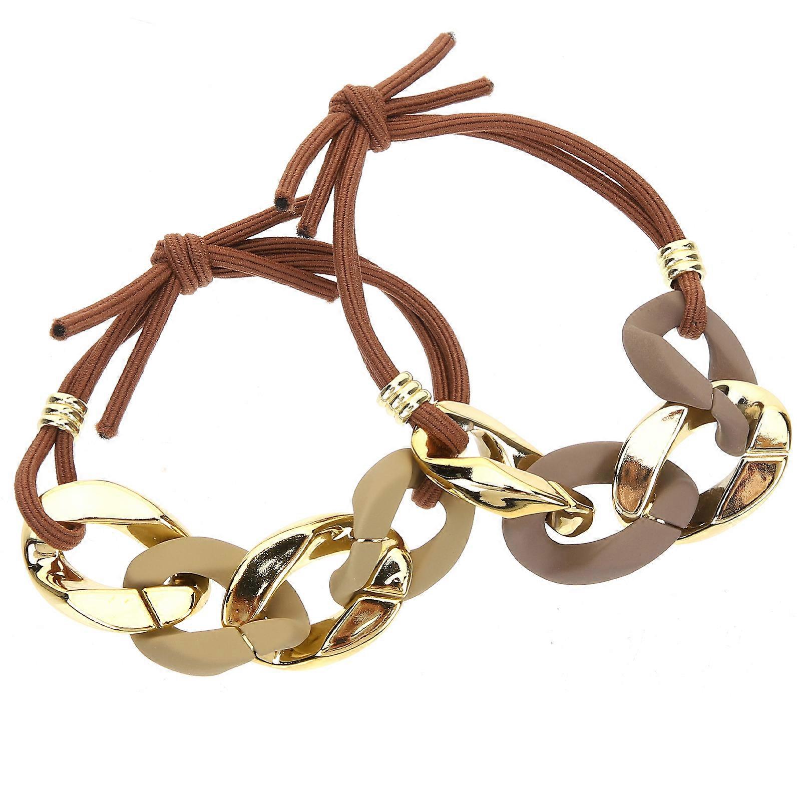 10 Pcs Hair Ties For Women Featuring Elasticity Retention Designed Bracelets Ideal For Daily Use