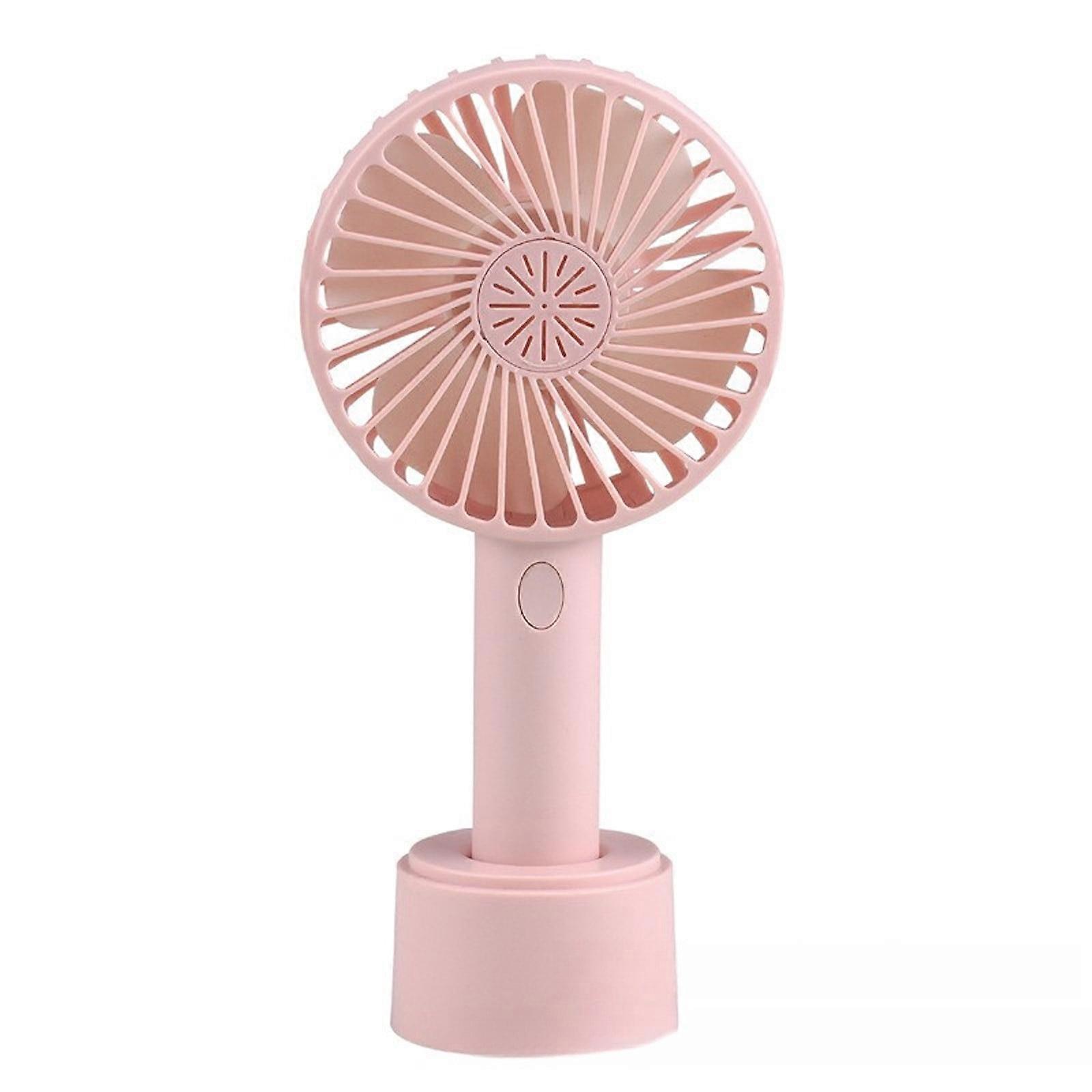 Mini Handheld Fan for Kids, Lightweight Portable USB Rechargeable 3-Speed Adjustable Fan, Compatible with Desk/Table Use for Home, Office, Travel
