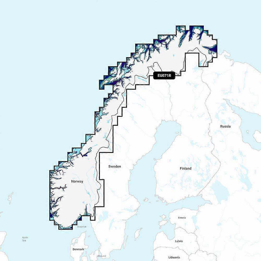Garmin Navionics Vision+ Chart: Eu071r - Norway Lakes & Rivers
