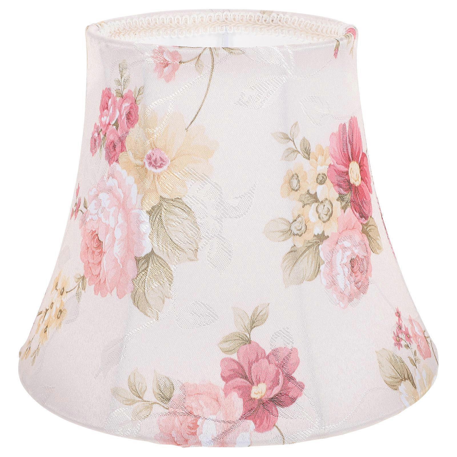 Table Lamp Shade Fabric Replacement for Decoration 2Pcs White