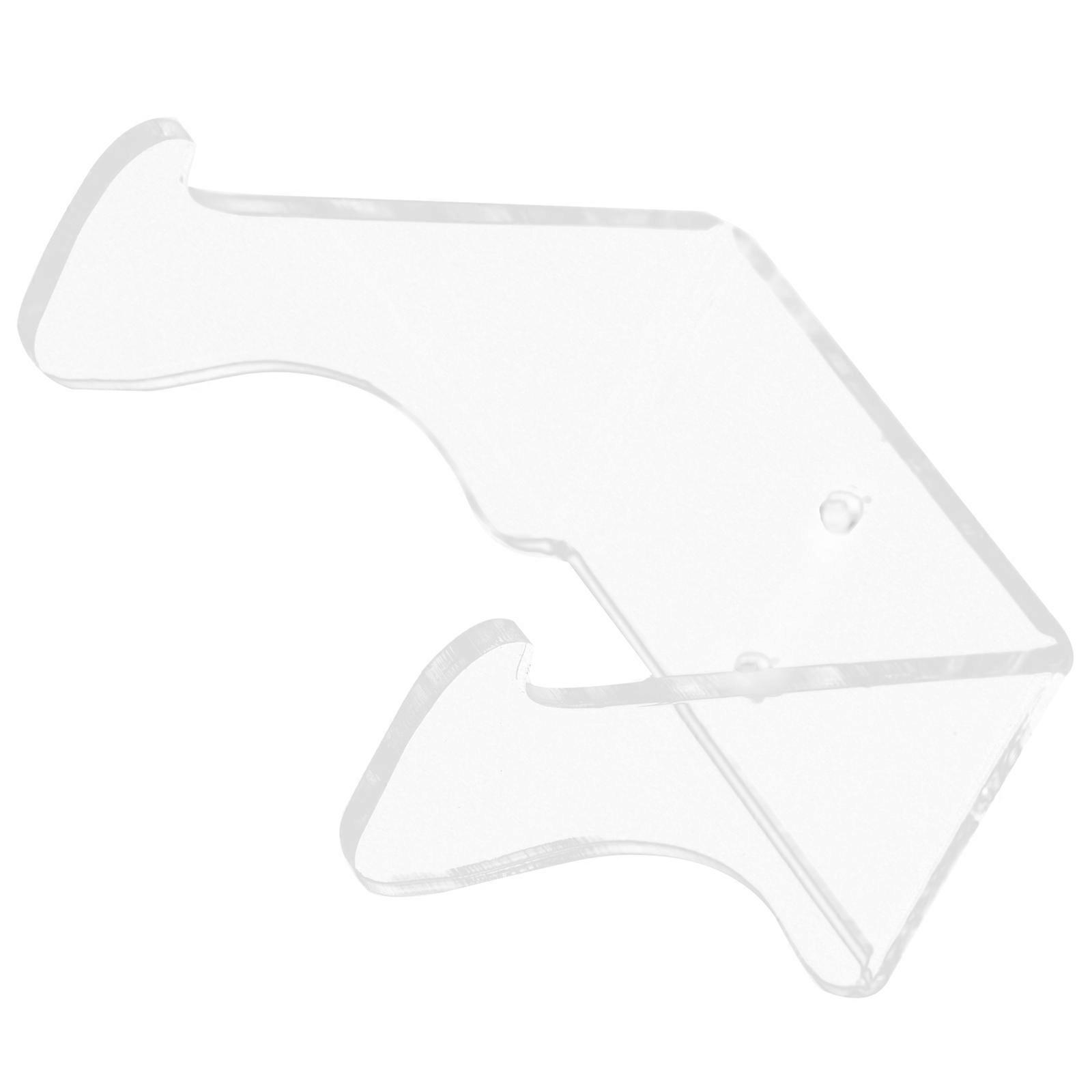 Wall Mount Ukulele Holder Guitar Bracket for Storage 2Pcs Transparent