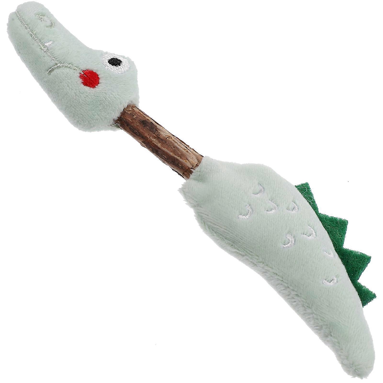 Cat Wand Toys Interactive Design Kitten Molar Sticks Stress Relief Pet Green 16.5cm