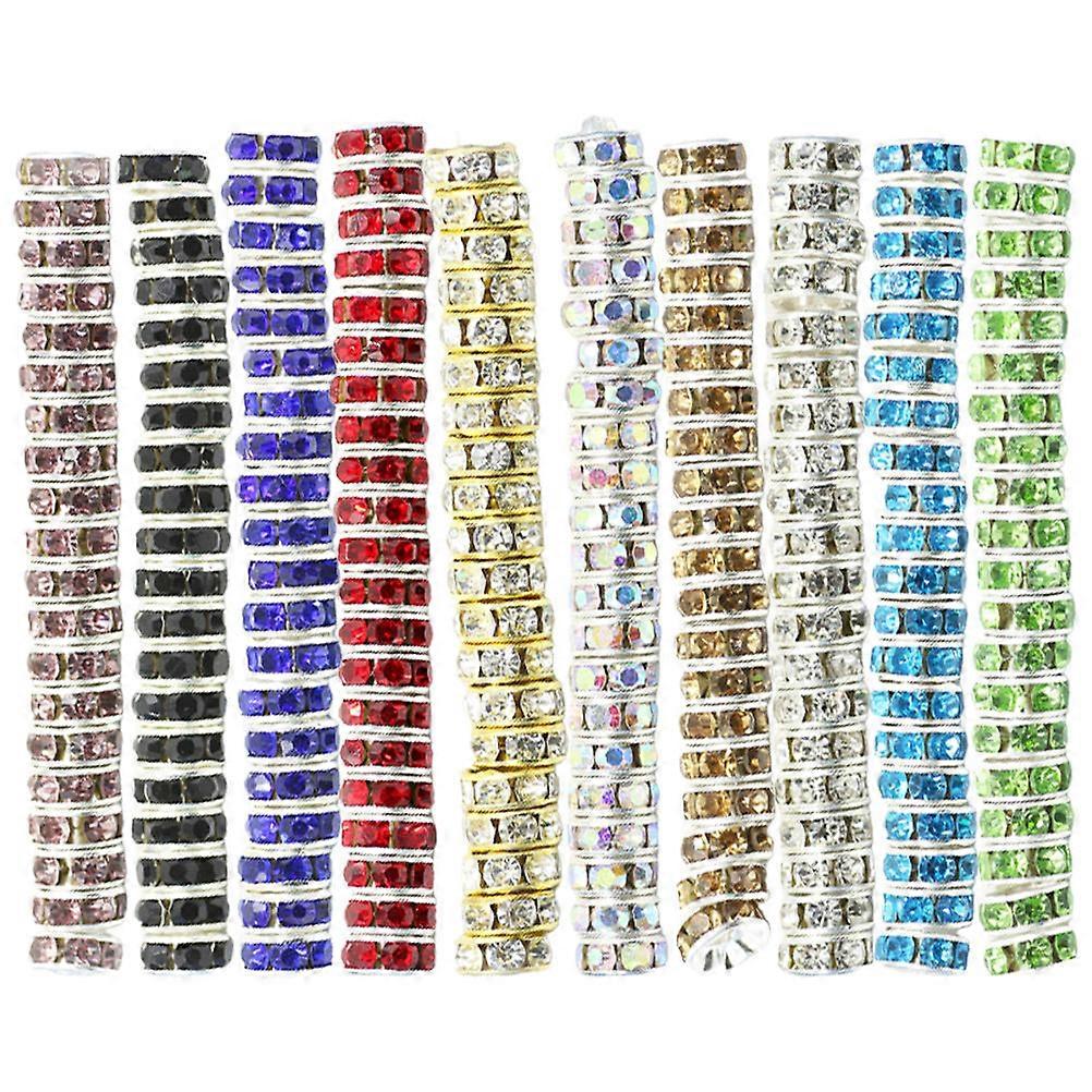 Assorted Spacer Beads For Craft Projects DIY Jewelry Making Round 1000 Pcs