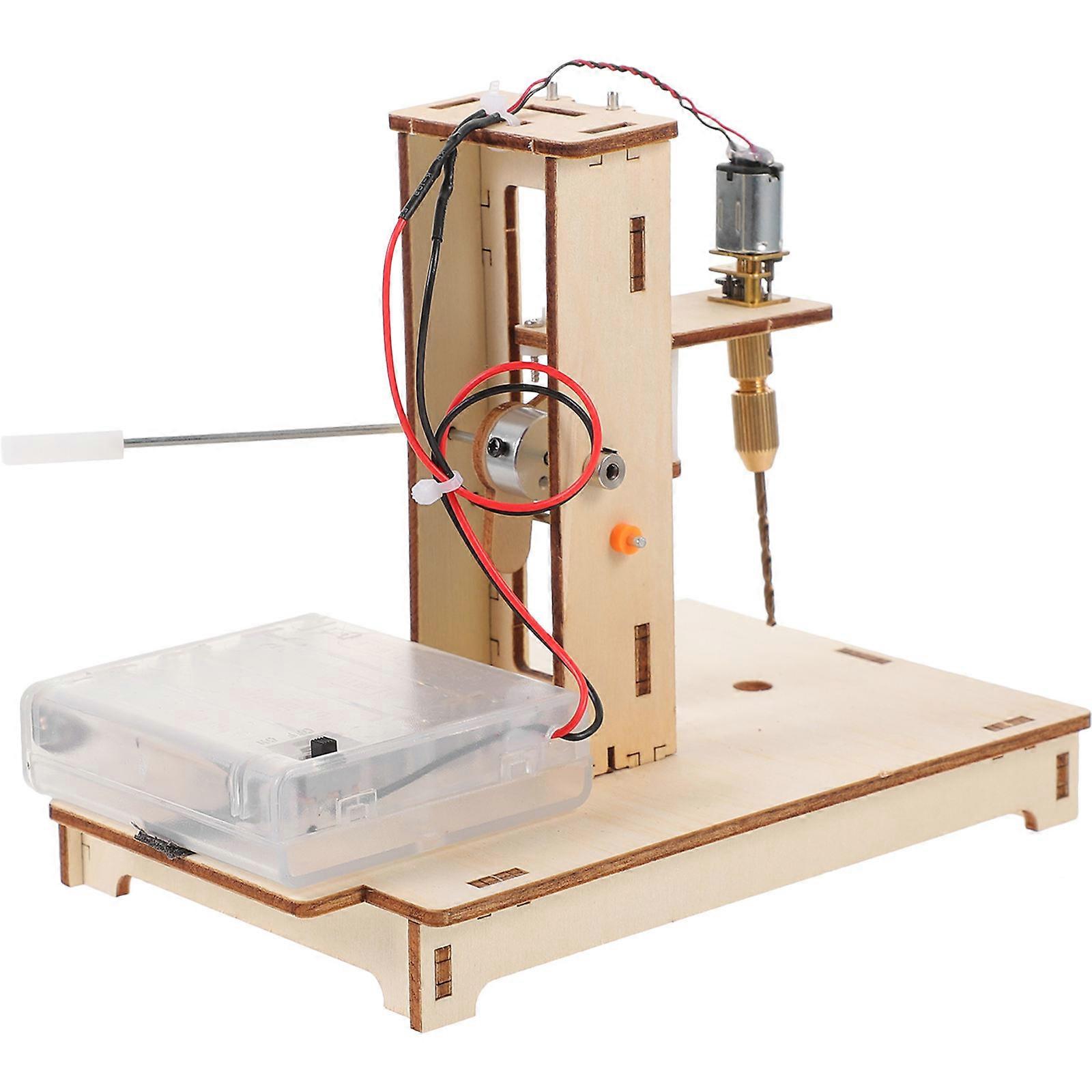Mini Desk Bench Drill Wood Drill Press for DIY 4Sets with Lever Design