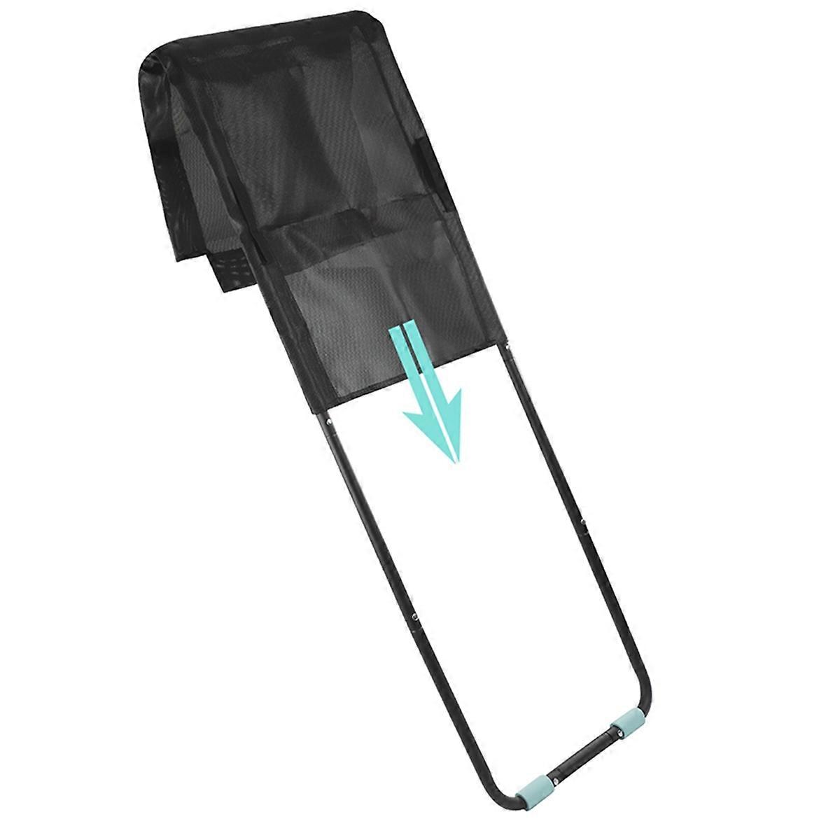 Universal Trampoline Slide with Handles,Outdoor Trampoline Slide Attachment for Kids Climb Up & Slid