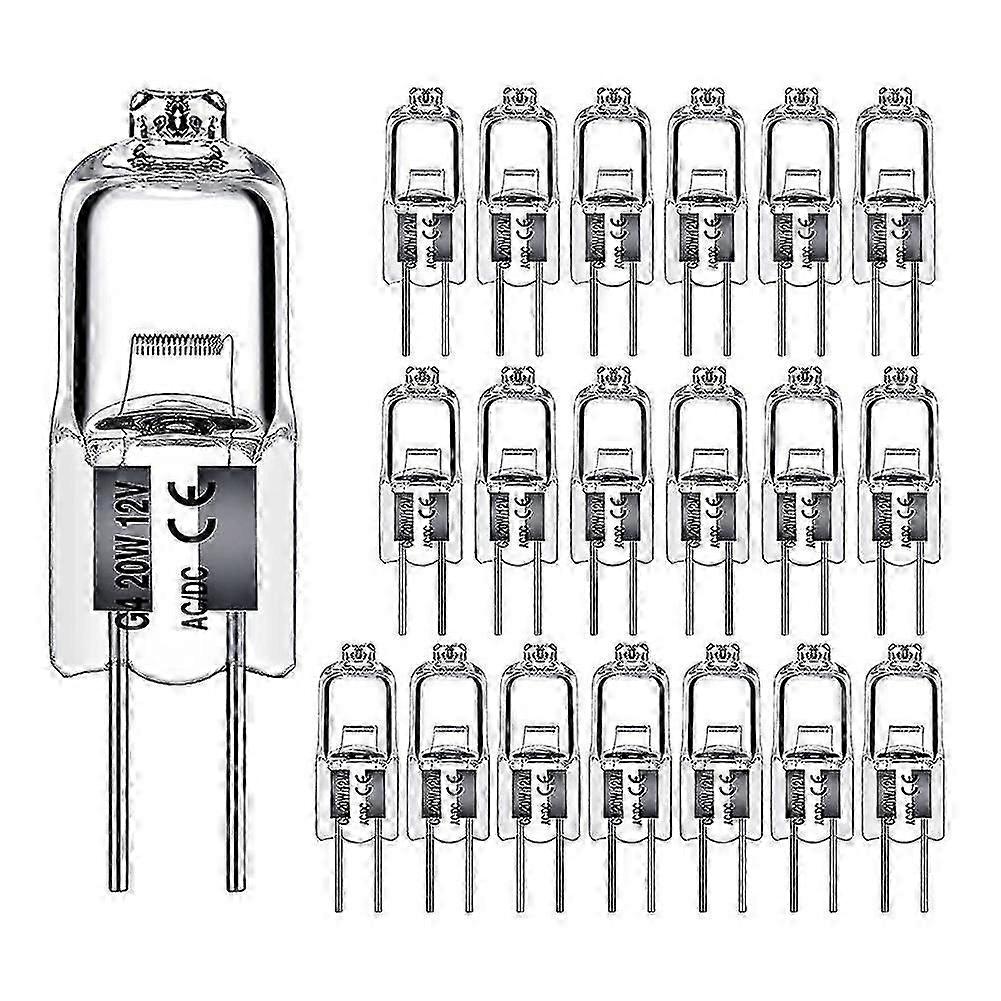 40PCS G4 12V 20W Halogenlampe G4 12V Glühbirne eingesetzte Perlen Kristalllampe Halogenlampe 20W 12V Halogenlampen