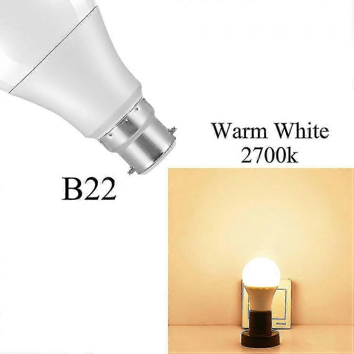 Led Sensor Lamp 220v 110v Dusk To Dawn Light Bulb E27 B22 Ip44 Auto On/off With Sensor Smart Light Bulb 10w 15w Day Night Light 10w