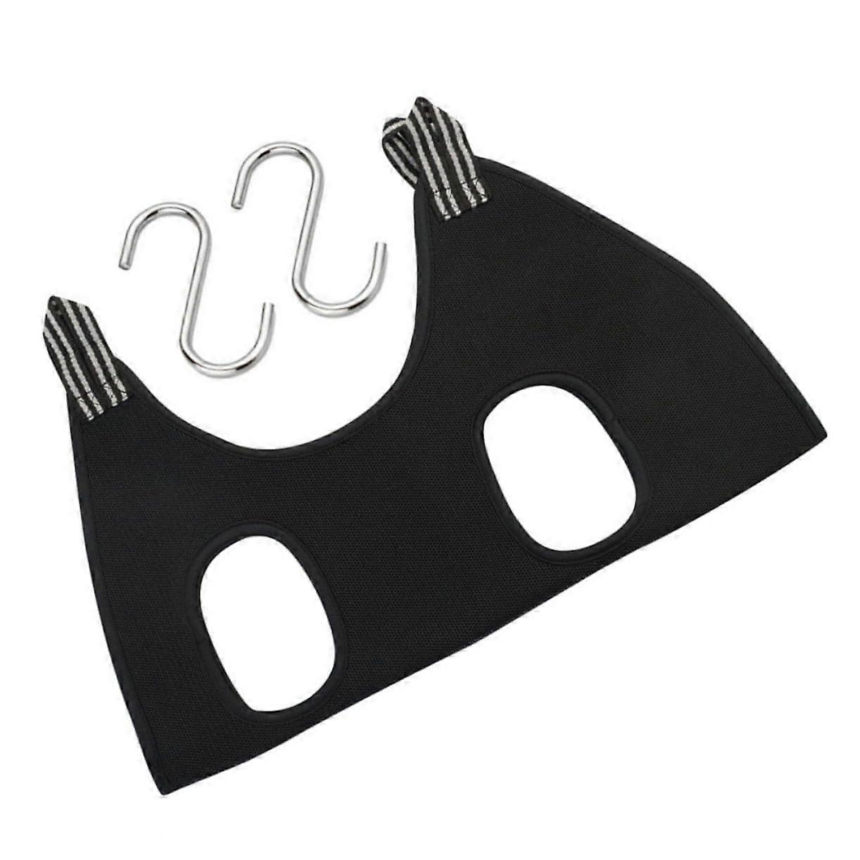 Breathable Pet Grooming Hammock With Hook For Dogs And Cats, Nail Trimming Support, Easy Assembly, Secure Comfort