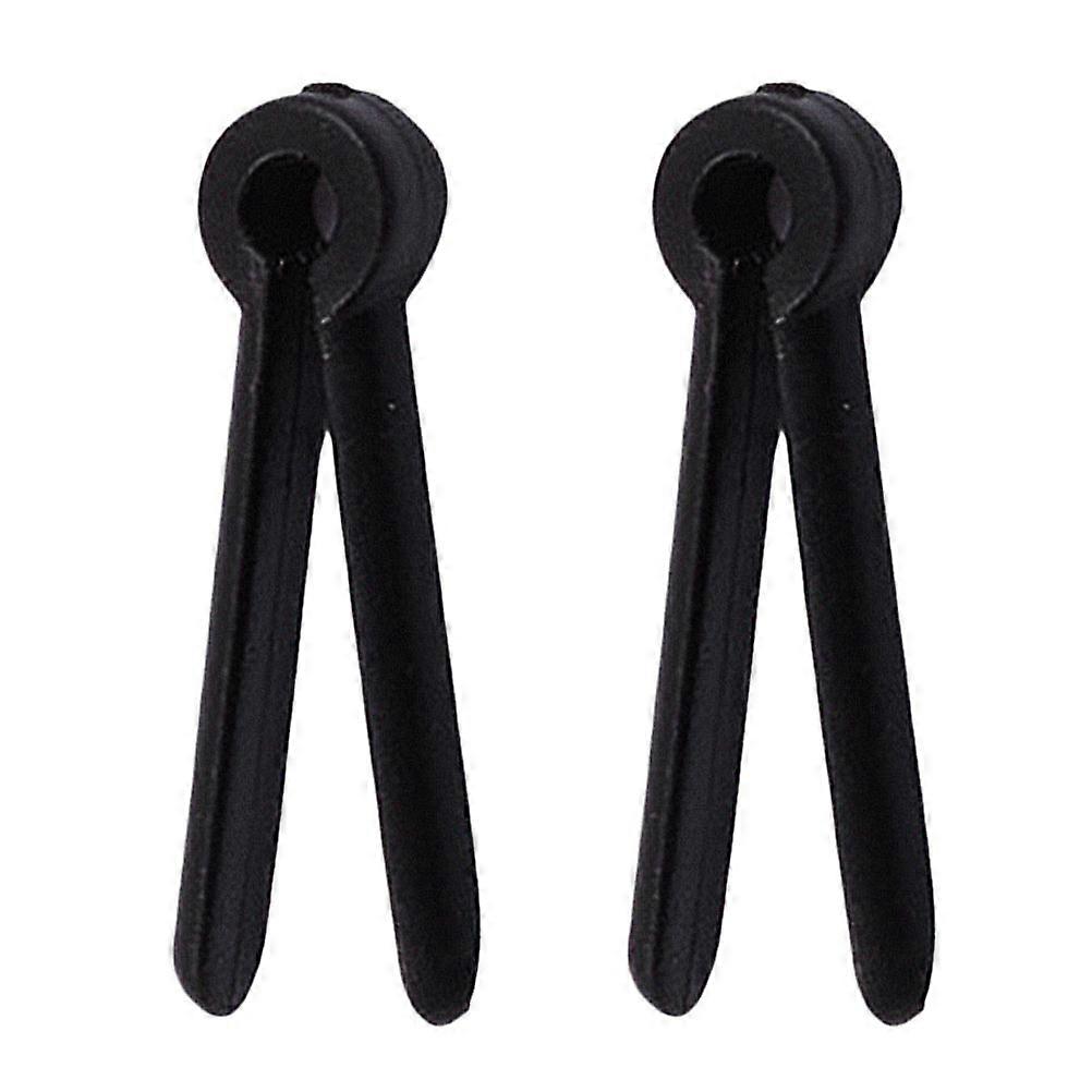 2pcs Archery Bow Peephole Holder Arrow Pull String Holder Archery Bow Accessories (Black)