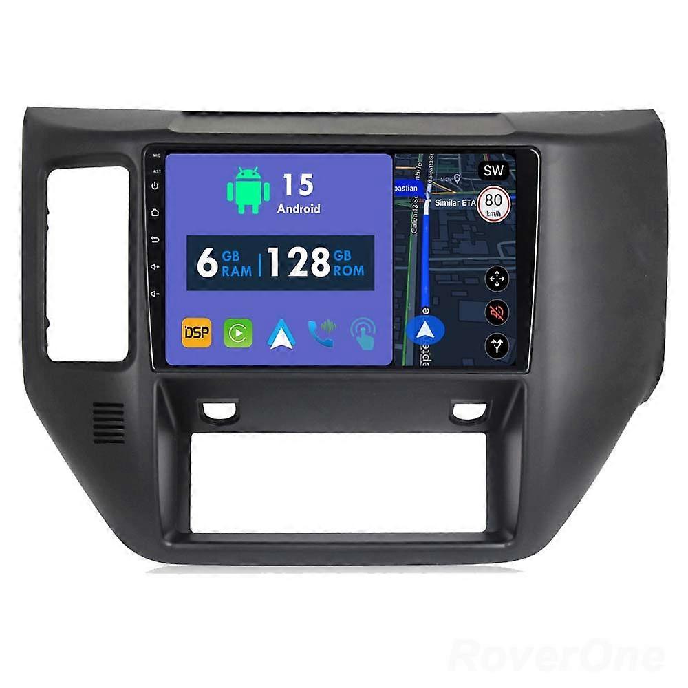 Car Radio 6G+128G CarPlay GPS Navigation Head Unit for Nissan Patrol V 5 Y61 2004 - 2021 Android Auto Bluetooth Stereo Touch Screen